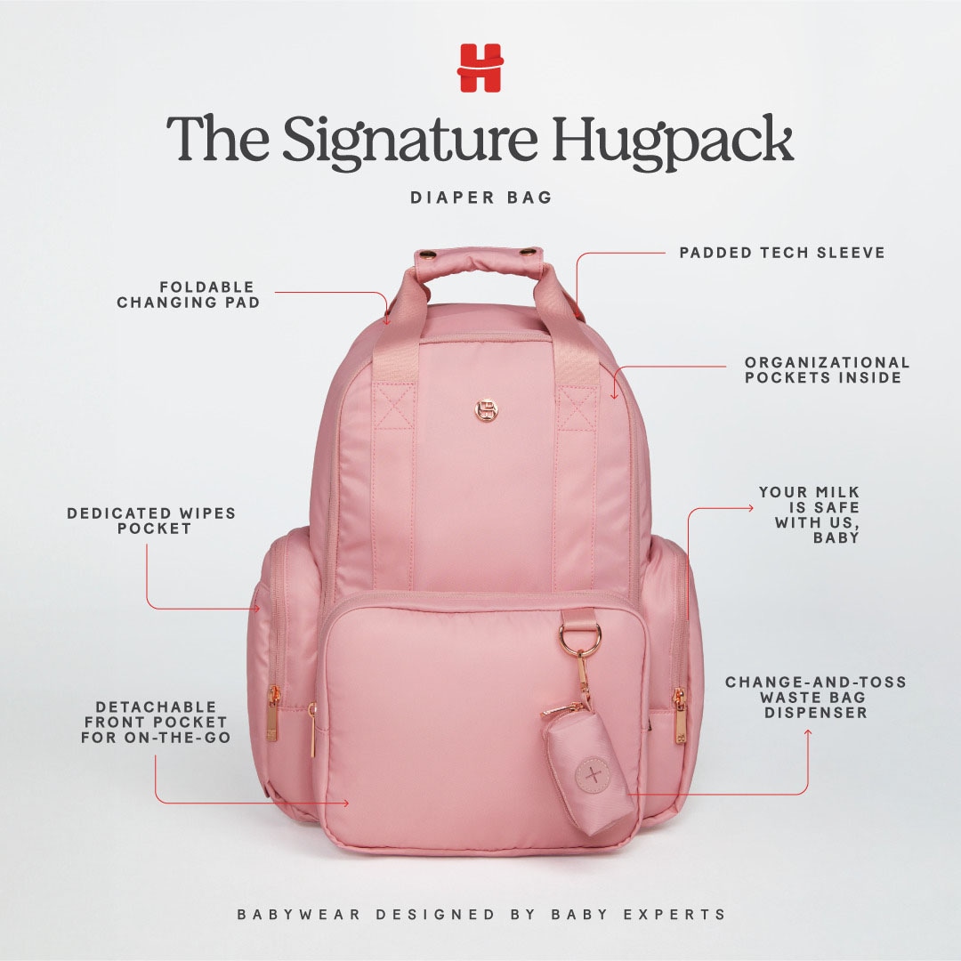 HUGGIES babywear Wickeltasche, inklusive Wickelunterlage, ohne abgebildete Accessories