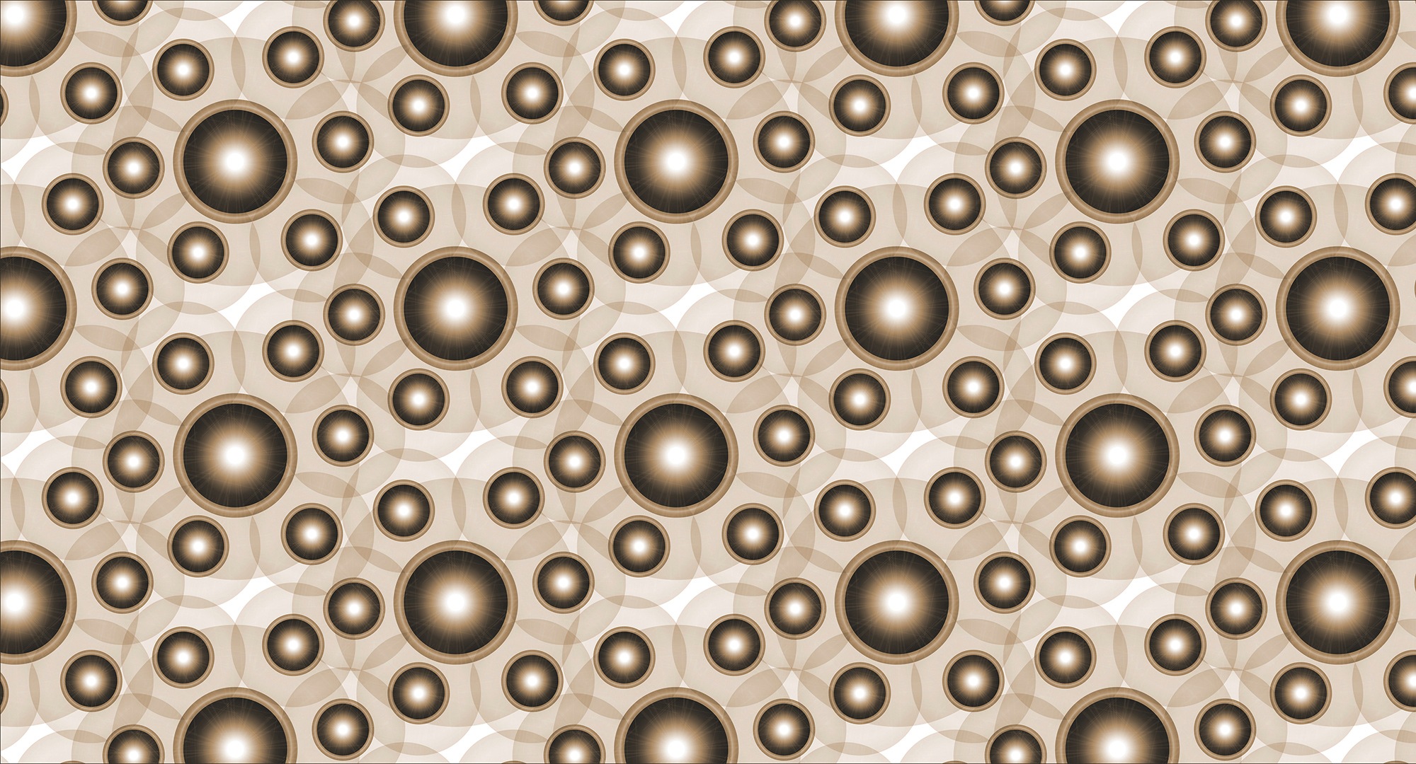 Architects Paper Fototapete »Atelier 47 Circle Artwork 1« Mit Punkten glatt günstig online kaufen
