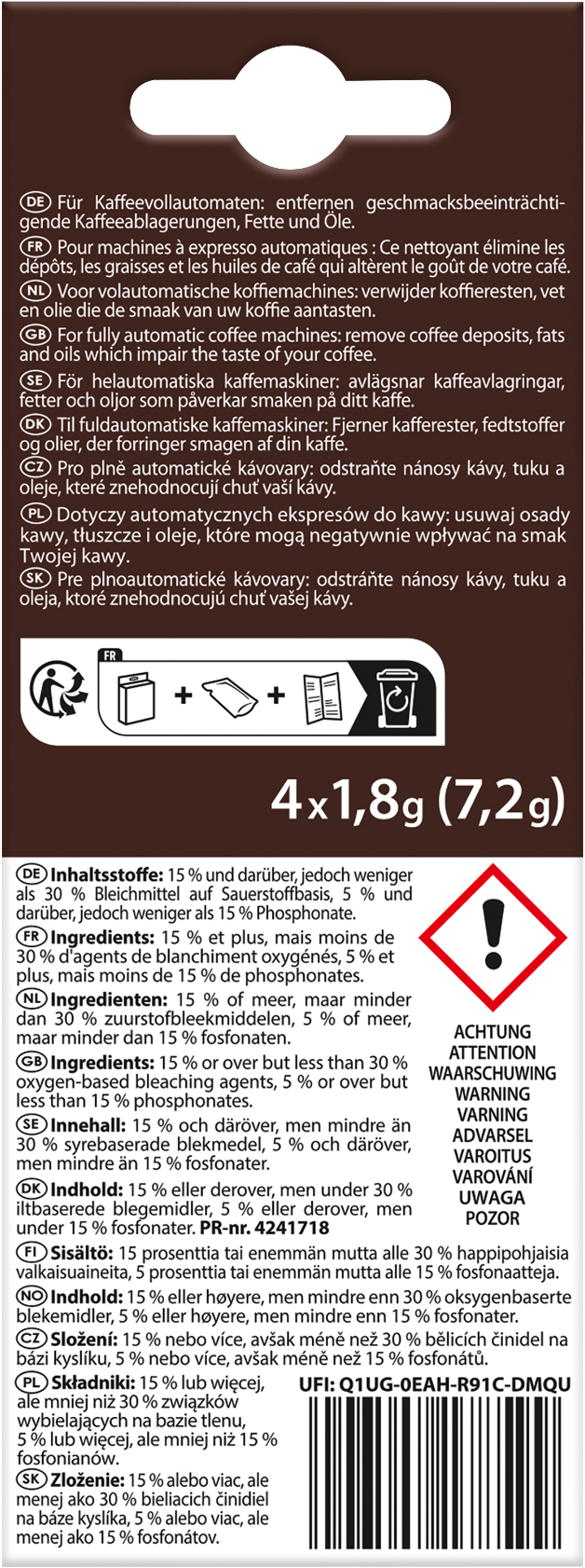 Melitta Reinigungstabletten »PERFECT CLEAN für Kaffeevollautomaten«