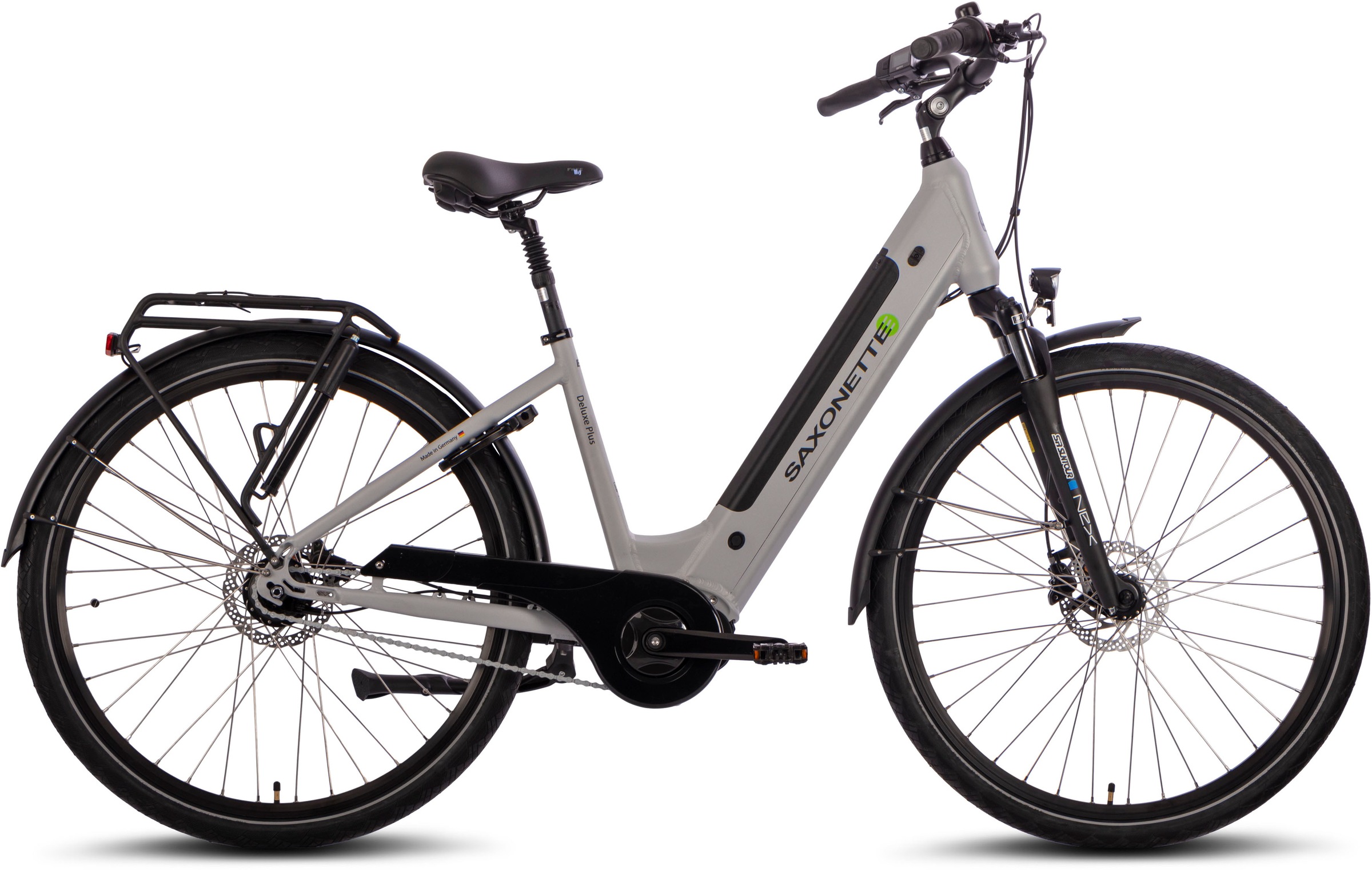 SAXONETTE E-Bike »Saxonette Deluxe Plus«, 7 Gang, Shimano, Nexus, Mittelmotor 250 W, Pedelec, Elektrofahrrad für Damen u. Herren