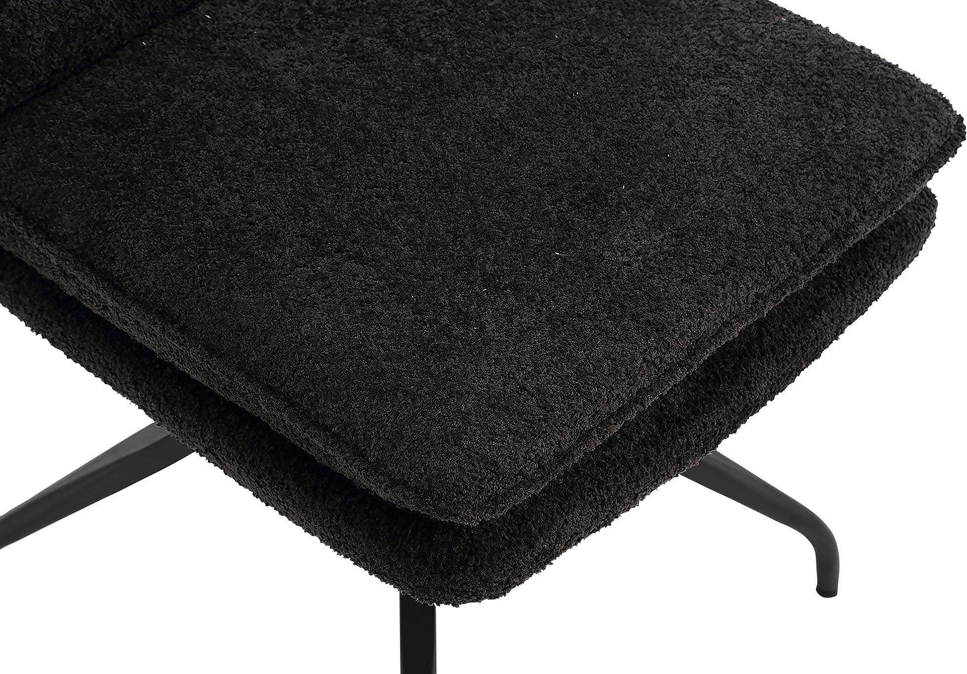 Home affaire Esszimmerstuhl »Valencia«, (Set), 2 St., Boucle, verschiedene Gestelle in Holz oder Metall