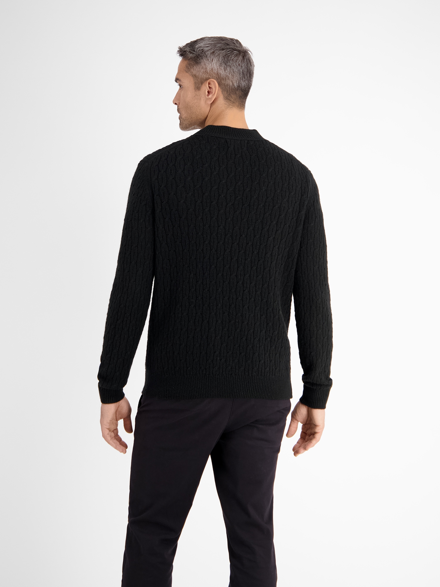 LERROS Strickpullover »LERROS Cable-Strickpullover mit Turtleneck«