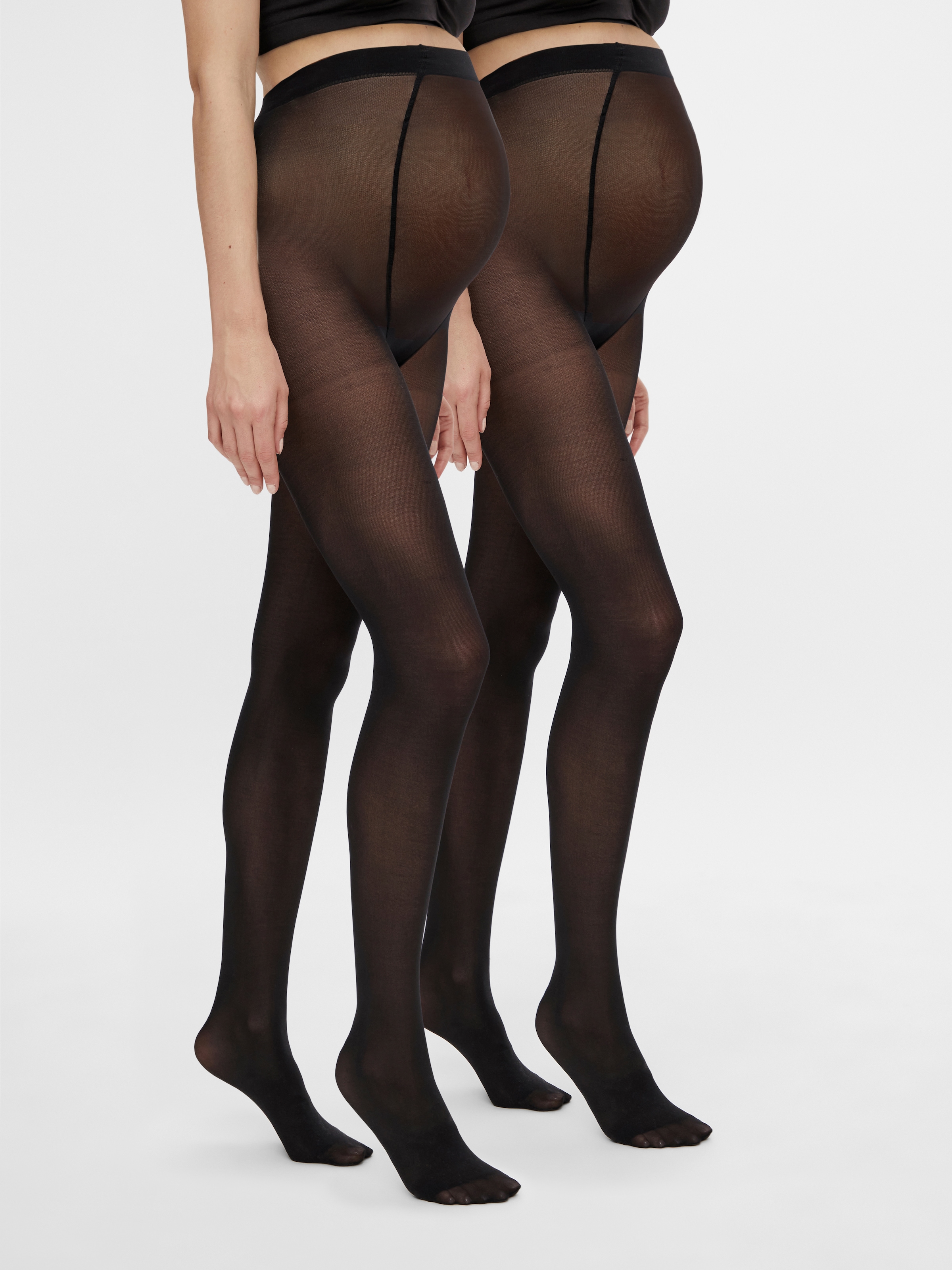 Mamalicious Umstandsstrumpfhose »MLSABINE PANTYHOSE 2-P A. NOOS«, (Packung, 2 St.)