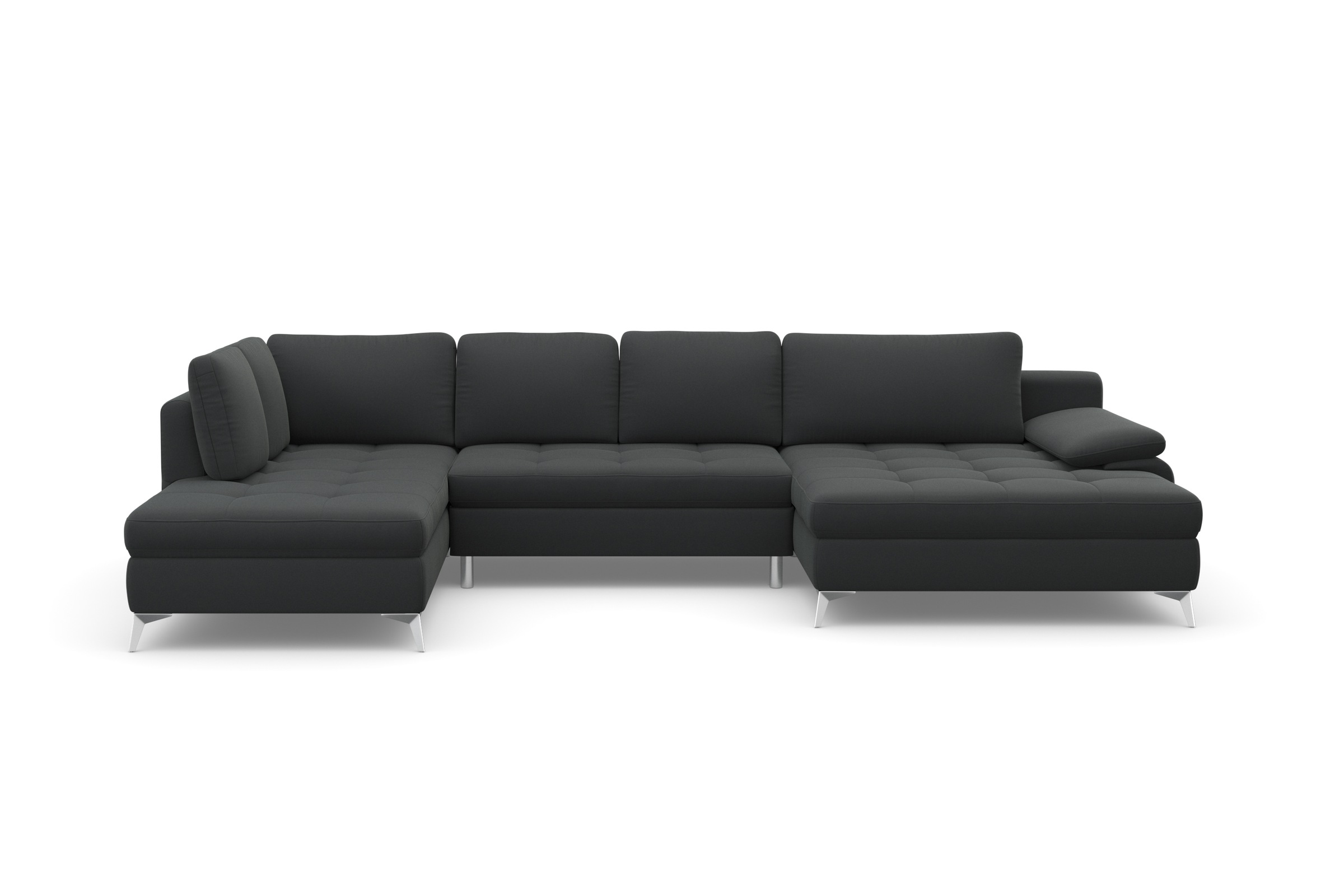 sit&more Wohnlandschaft »Latigo U-Form«, mit Mega-Recamiere, wahlweise mit Bettfunktion und Bettkasten