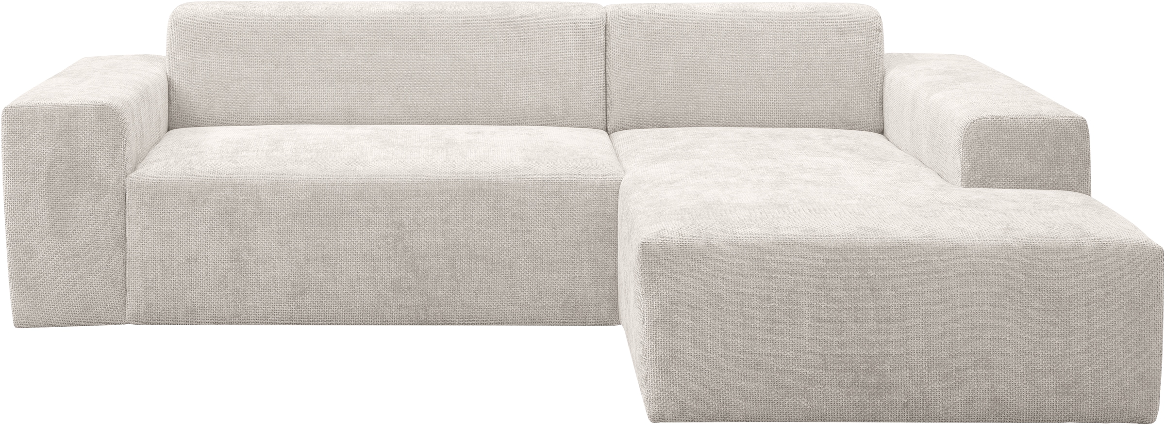 WERK2 Ecksofa »Zeus-L modern & zeitlos, Breite 253 cm, bequemes Sofa« Curvy günstig online kaufen