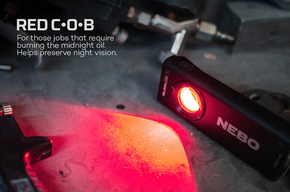 NEBO LED Taschenlampe »Nebo SLIM+ 1200« Set, Taschenlampe inkl. Ladekabel, 2 Stk. tlg.