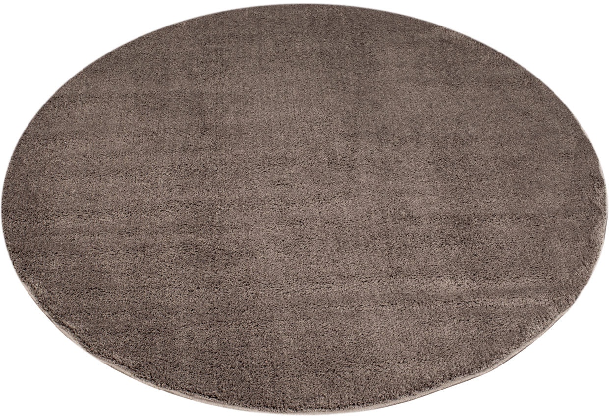 Carpet City Teppich »Softshine 2236«, rund, 14 mm Höhe, besonders weich, Un günstig online kaufen