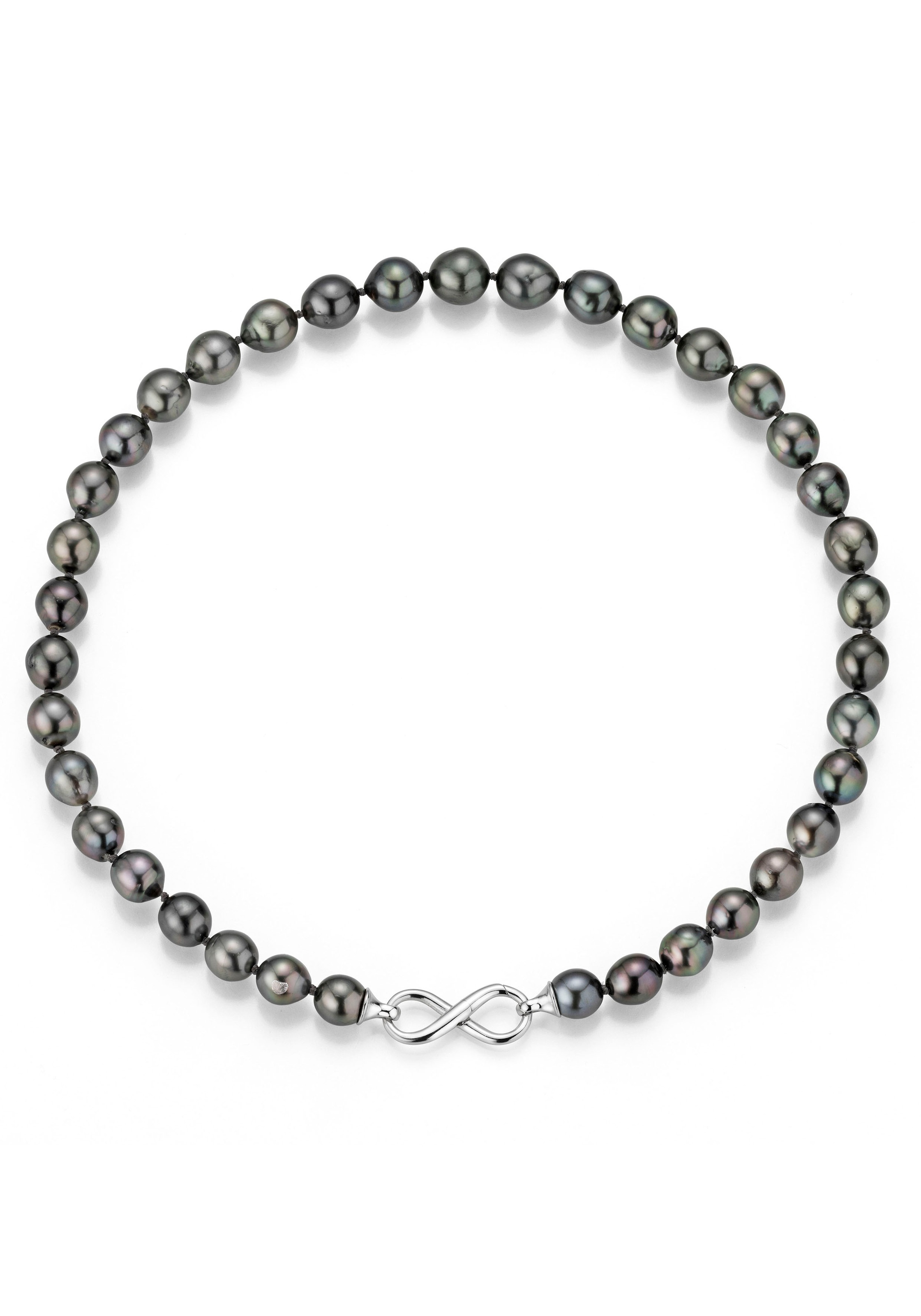 Adriana Perlenkette »Bellagio - Infinity/Unendlichkeitsschleife, B4-S, B4-W-7«, Made in Germany - mit Süßwasser- oder Tahitizuchtperle