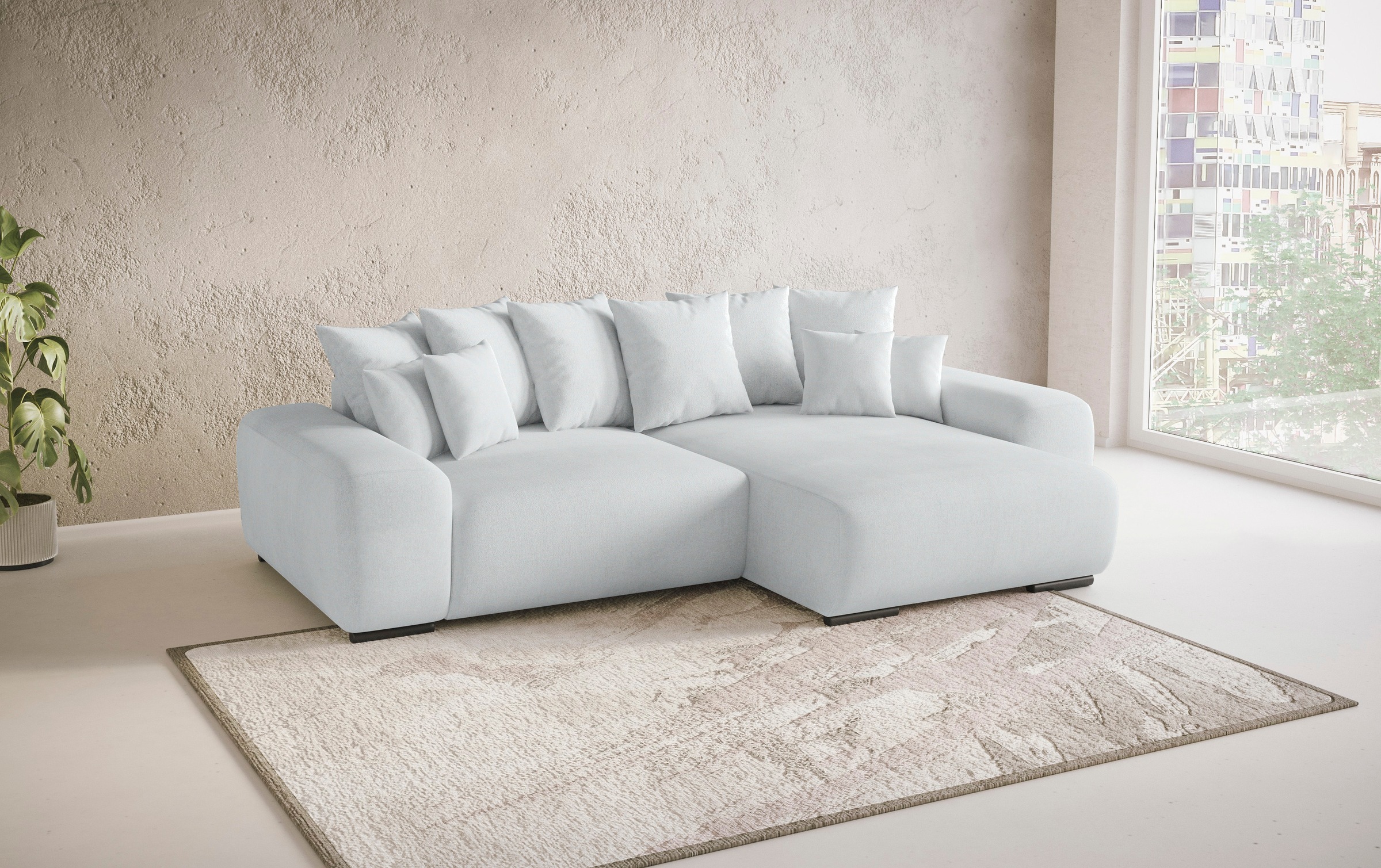 Mr. Couch Polsterecke »Sundance, L-Form«, Dauerschläfer mit Bett, Bettkaste günstig online kaufen