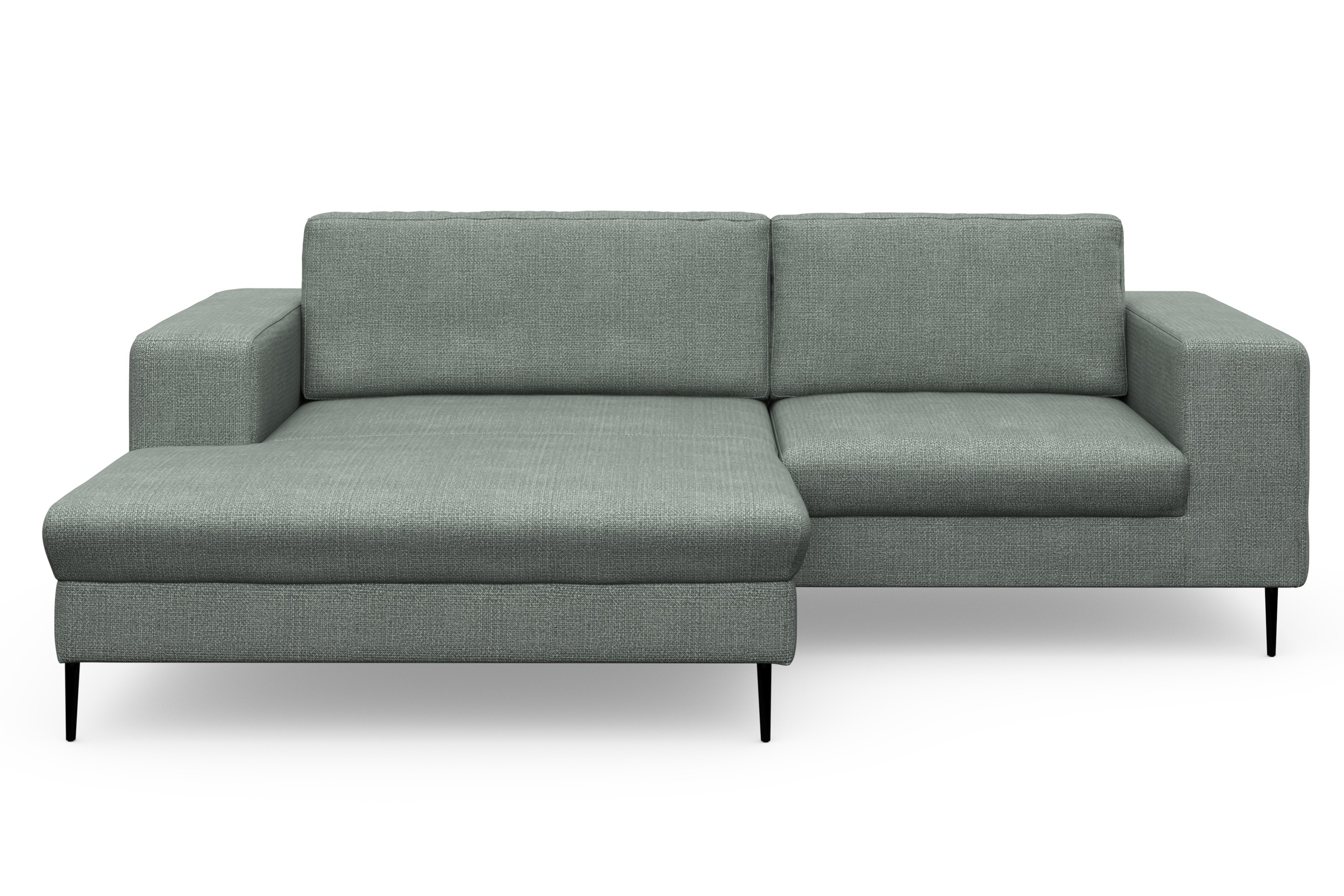 DOMO collection Ecksofa »Modica kompakt und elegant, Breite 244, L-Form«, moderne Optik mit extrabreiter Recamiere, auch in Cord