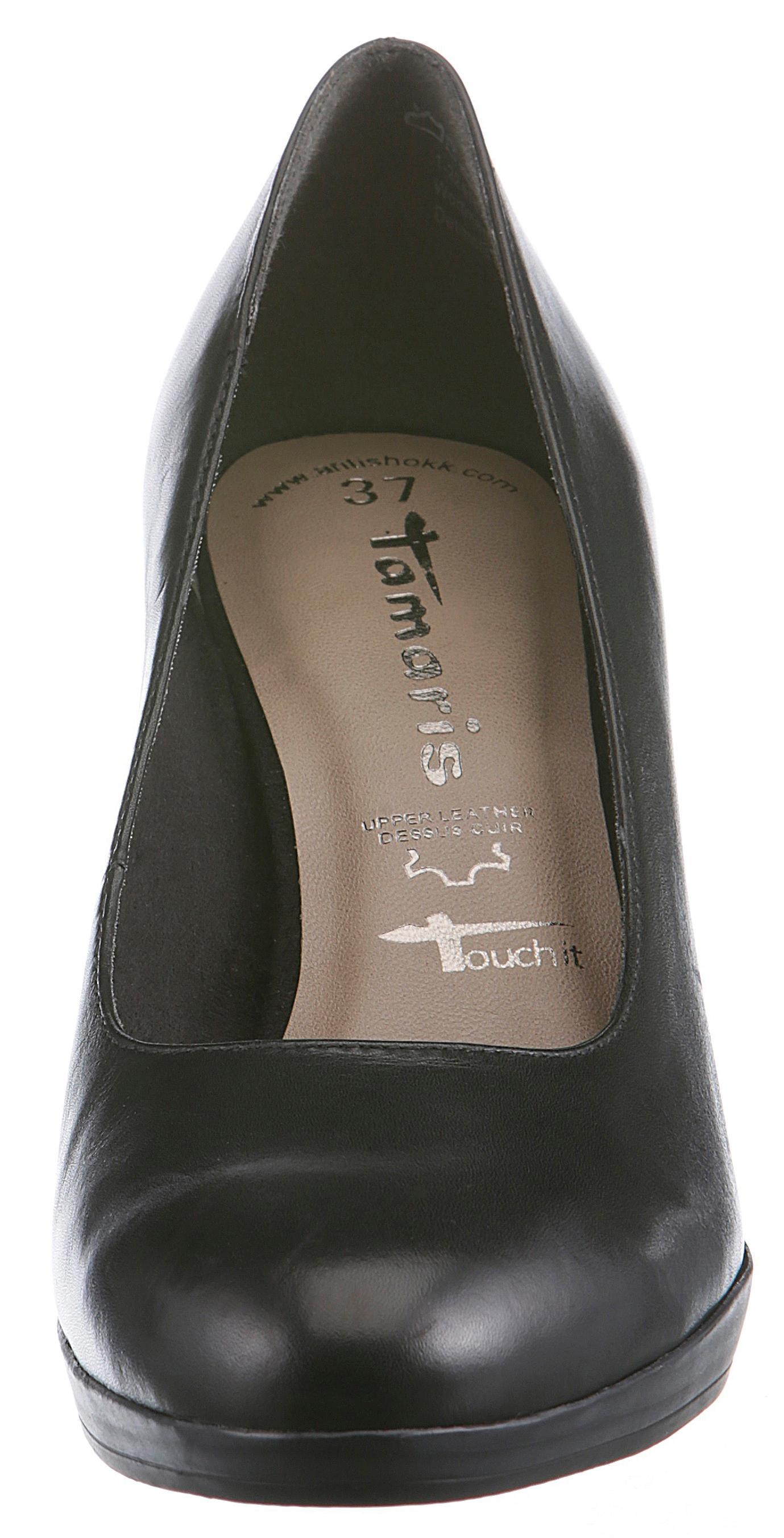 Tamaris Pumps, Abendschuh, Festtagsschuh, Trichterabsatz, in klassischer Linie