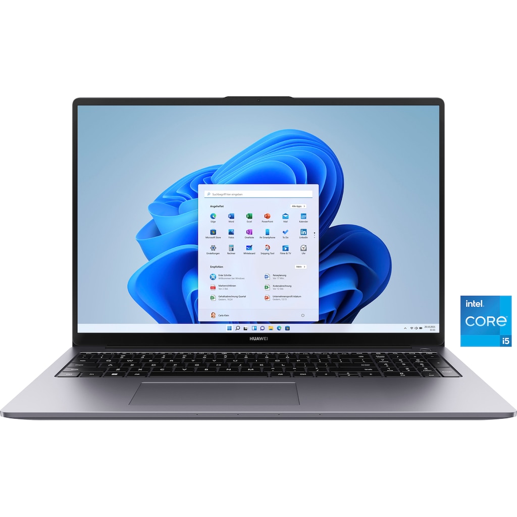 Huawei Notebook »Matebook D 16«, 40,64 cm, / 16,1 Zoll, Intel, Core i5, UHD Graphics, 512 GB SSD