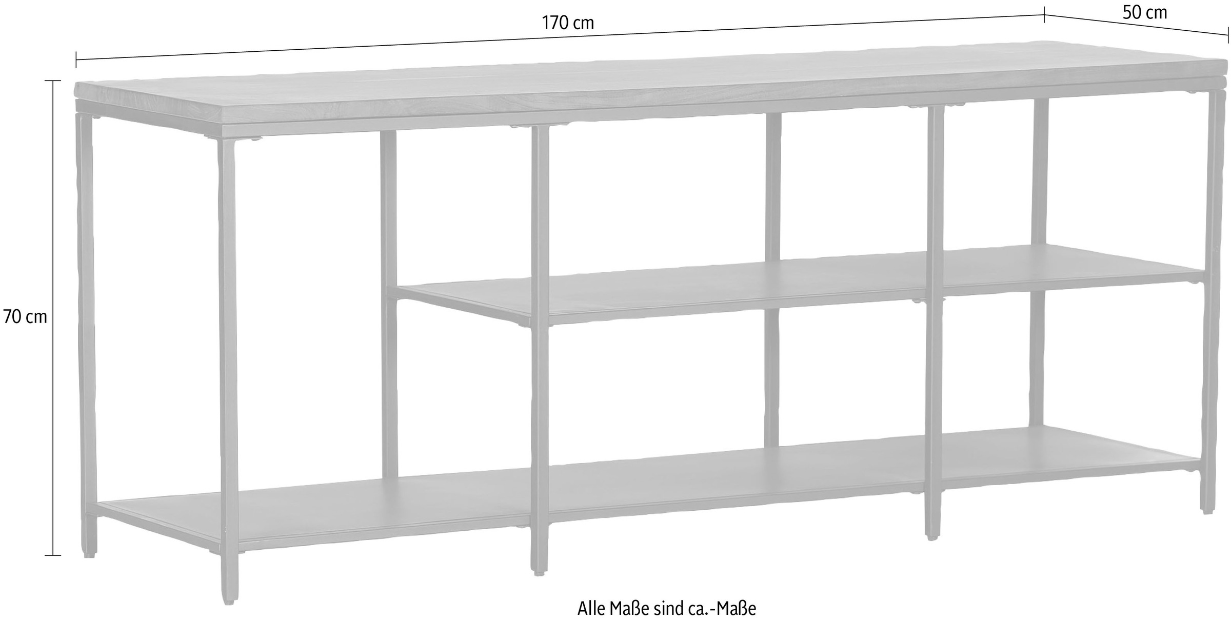 Gutmann Factory Lowboard »Mick« Kommode in Vintage Optik