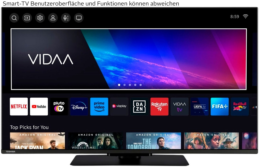 Toshiba QLED-Fernseher »40QV3F63DA«, Full HD, Smart-TV