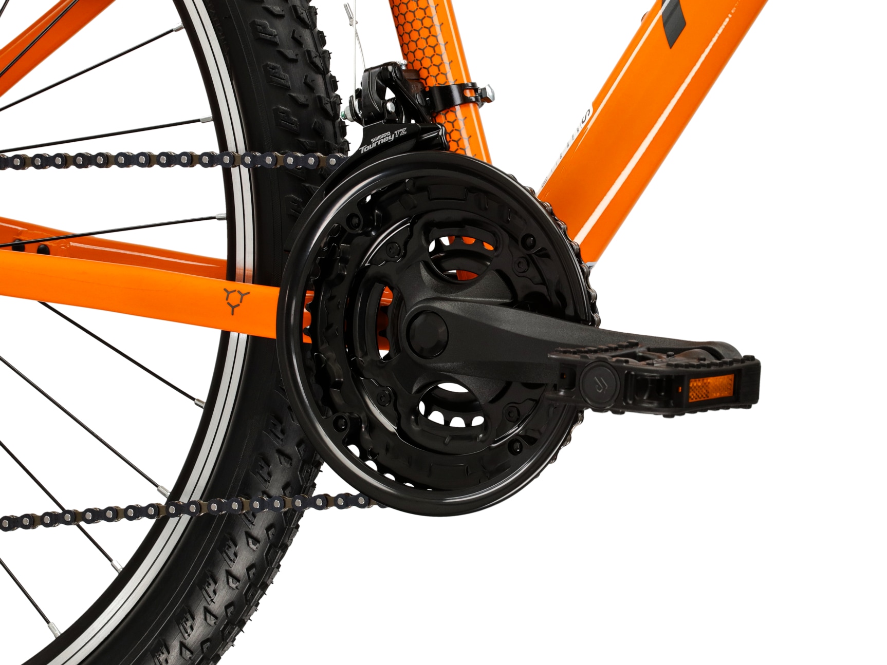 Kross Mountainbike »KROSS Mountainbike Hardtail 26" Hexagon 1.0 orange 21 Gänge« 21 Gang Shimano TOURNEY TY300 Schaltwerk Kettenschaltung