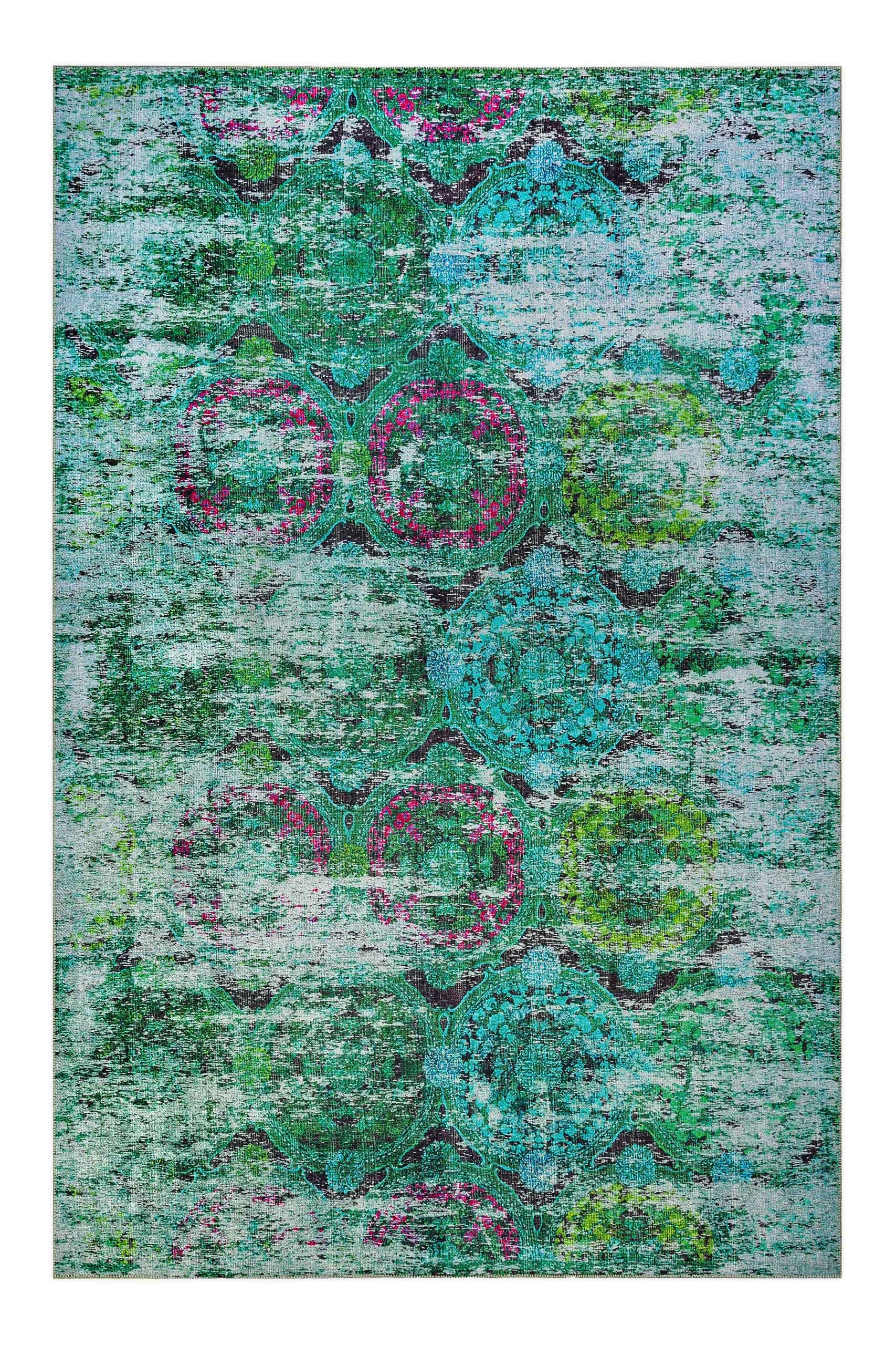 Wecon home Teppich »Focus« rechteckig 6 mm Höhe Vintage, Baumwolle, Kurzflo günstig online kaufen