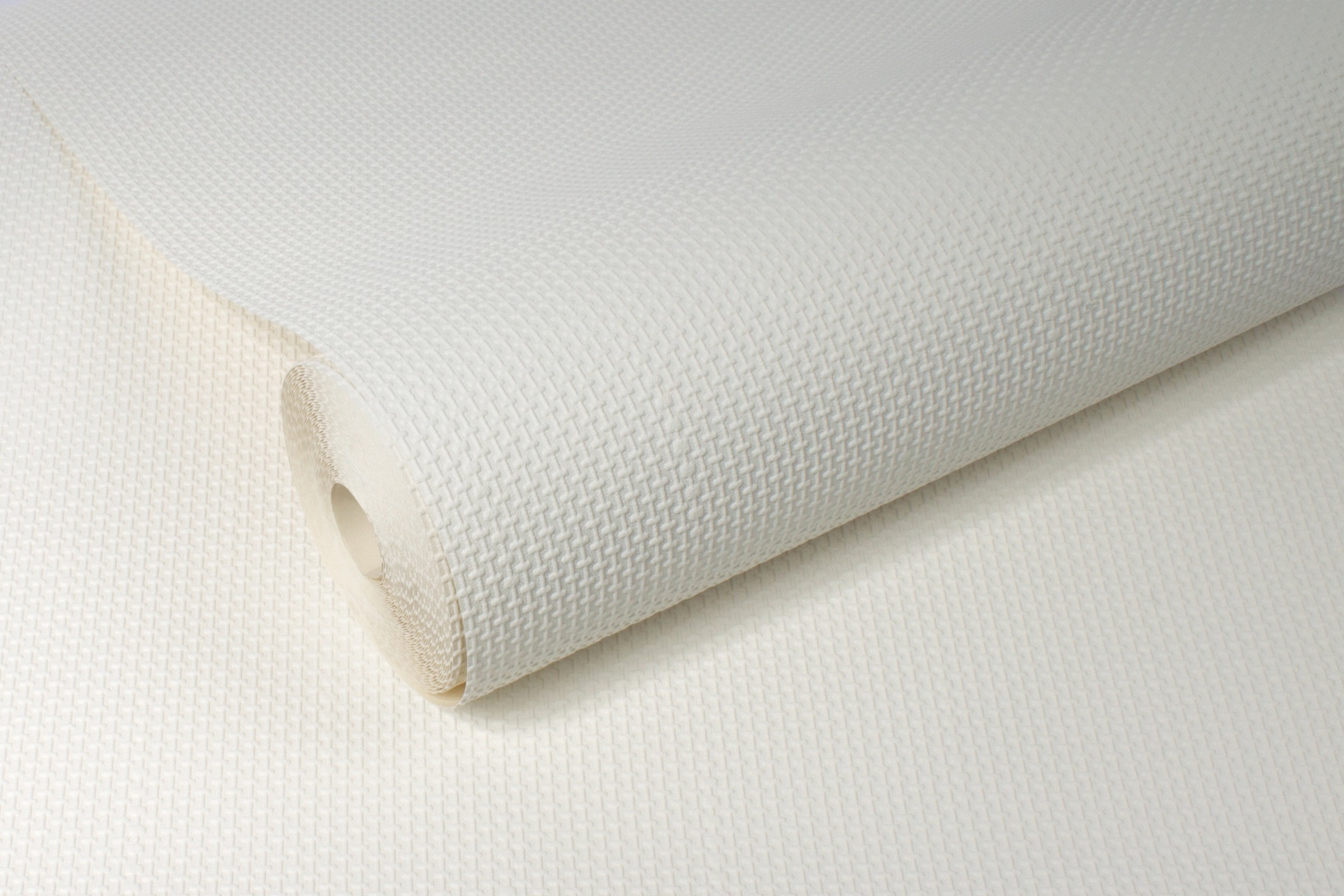 WOW Papiertapete »Gewebe«, Weiß - 10m x 52cm