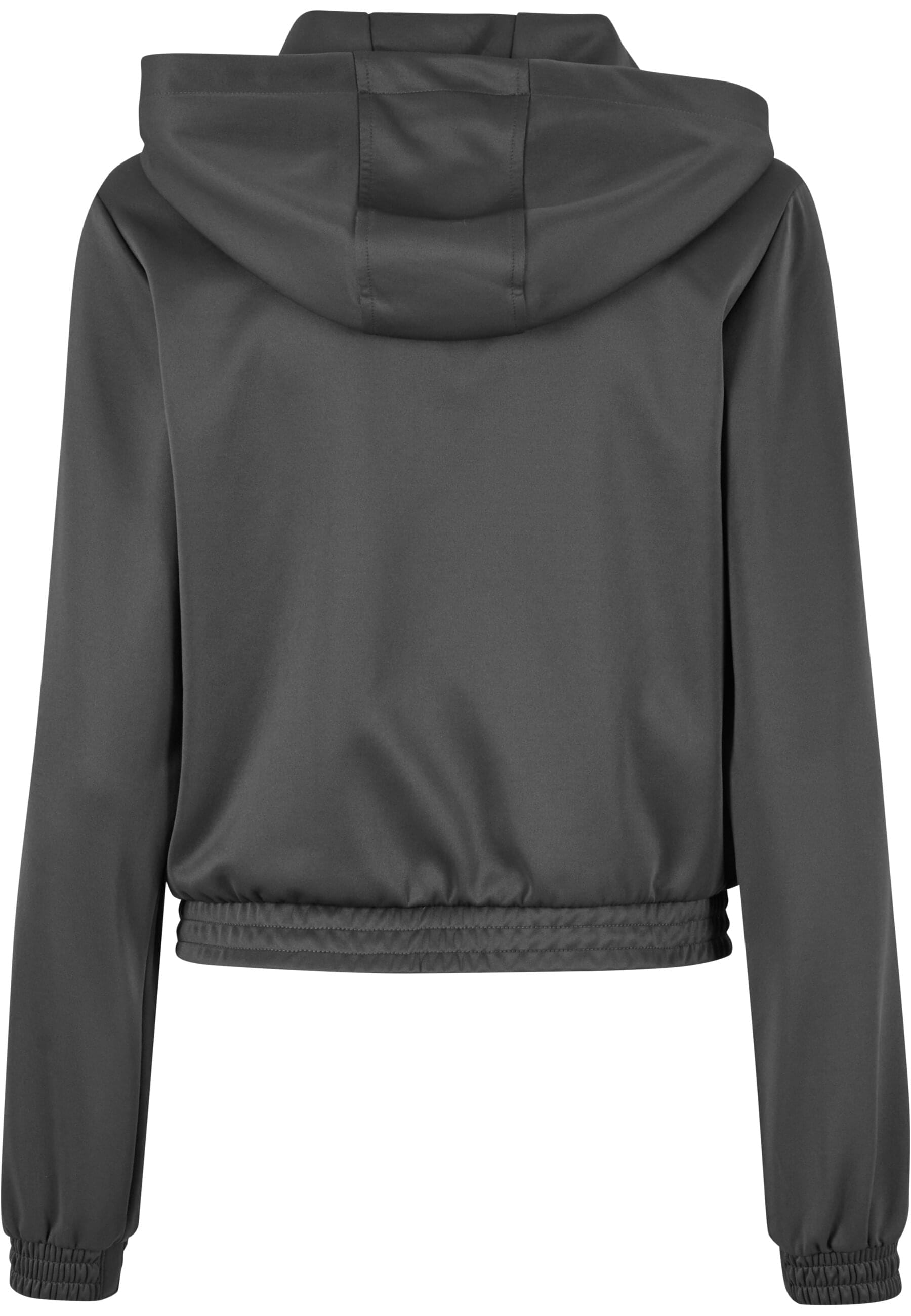 URBAN CLASSICS Trainingsjacke »Urban Classics Ladies Cropped Track Jacket« 1 Stk. tlg. mit Kapuze