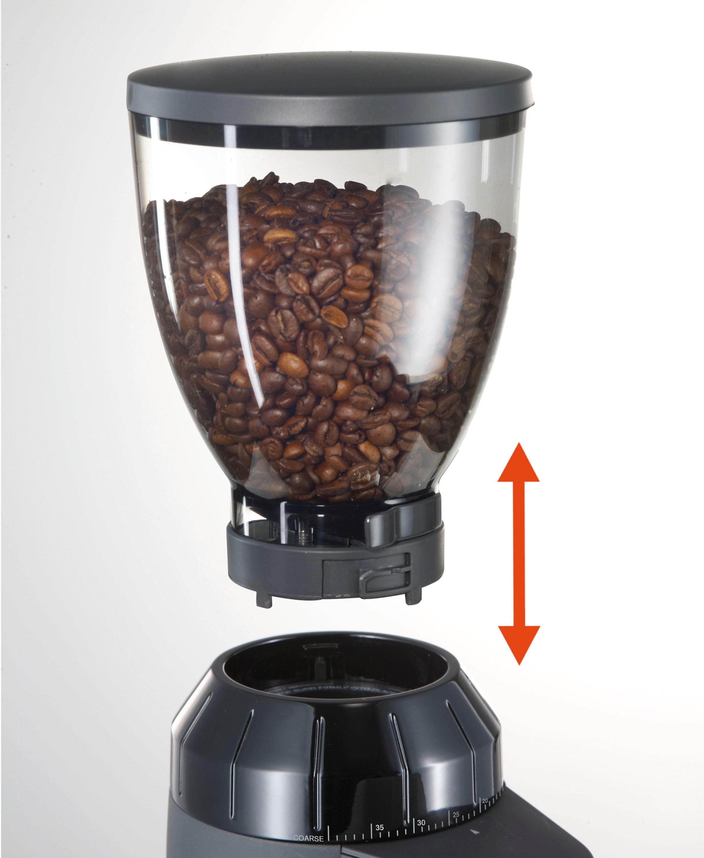 Graef Kaffeemühle »CM 802«, 120 W, Kegelmahlwerk, 350 g Bohnenbehälter, mit 40 Mahlgradeinstellungen