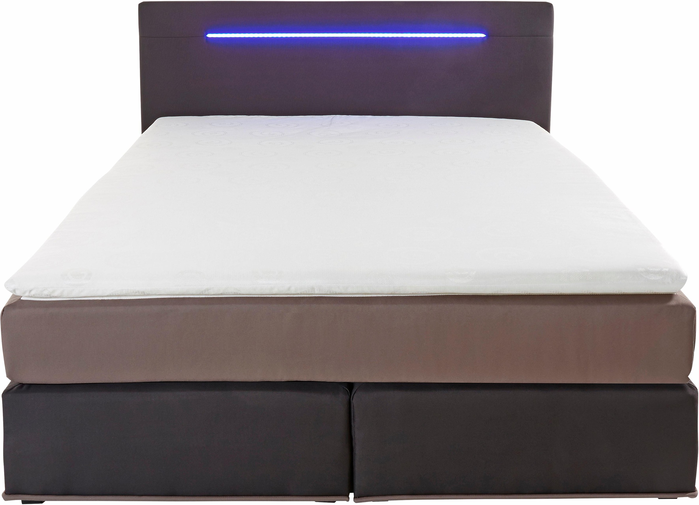 2. Bild von COLLECTION AB Boxspringbett, inkl. LED-Beleuchtung mit Farbwechsel und Topper