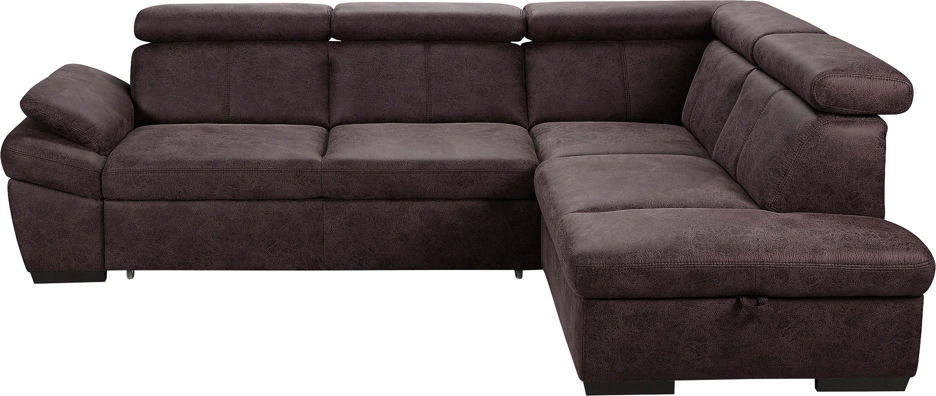 exxpo - sofa fashion Ecksofa »Salerno, Funktionssofa, hoher Sitzkomfort, Br günstig online kaufen