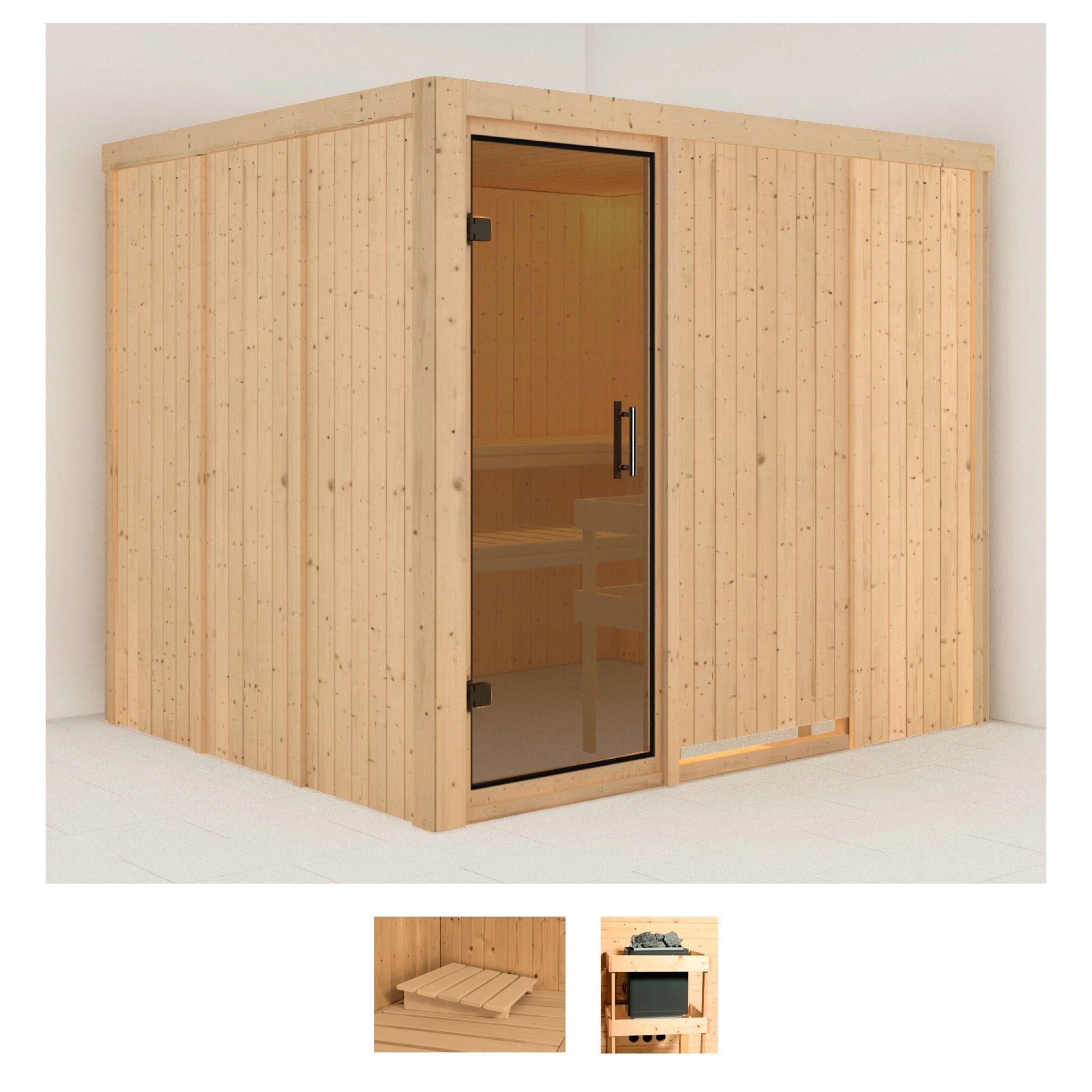 Karibu Sauna »Gitte« Set, ohne Ofen günstig online kaufen