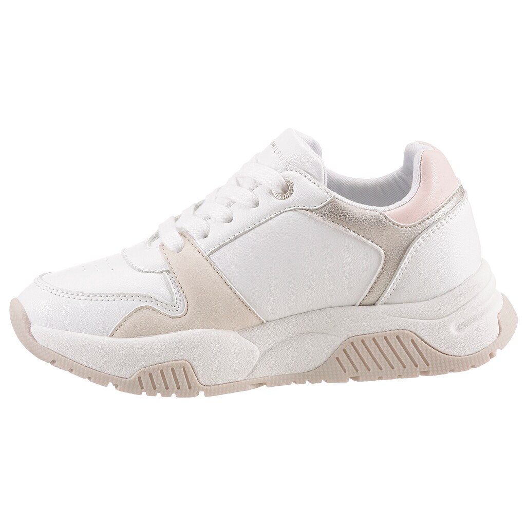 Tommy Hilfiger Sneaker »LOW CUT LACE-UP SNEAKER«, mit modischer Plateausohle