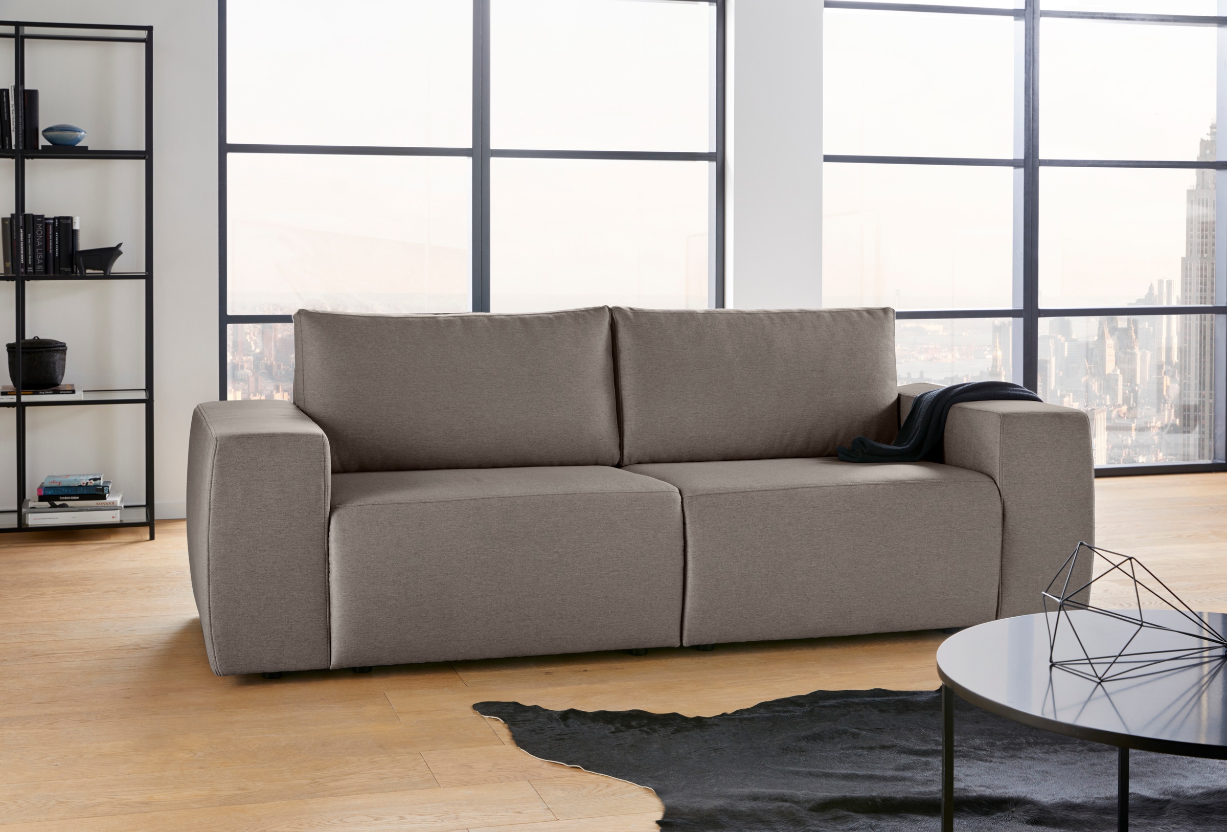 LOOKS by Wolfgang Joop Big-Sofa »LooksII«, komfortabel Rechnung geradlinig auf kaufen und