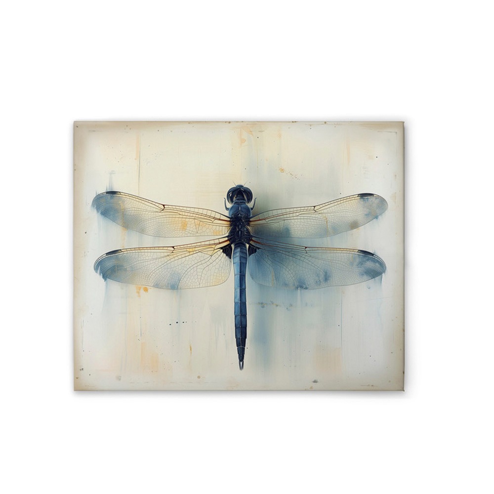 A.S. Création Leinwandbild »Dragonfly - Wandbild Beige Blau Schwarz Keilrah günstig online kaufen