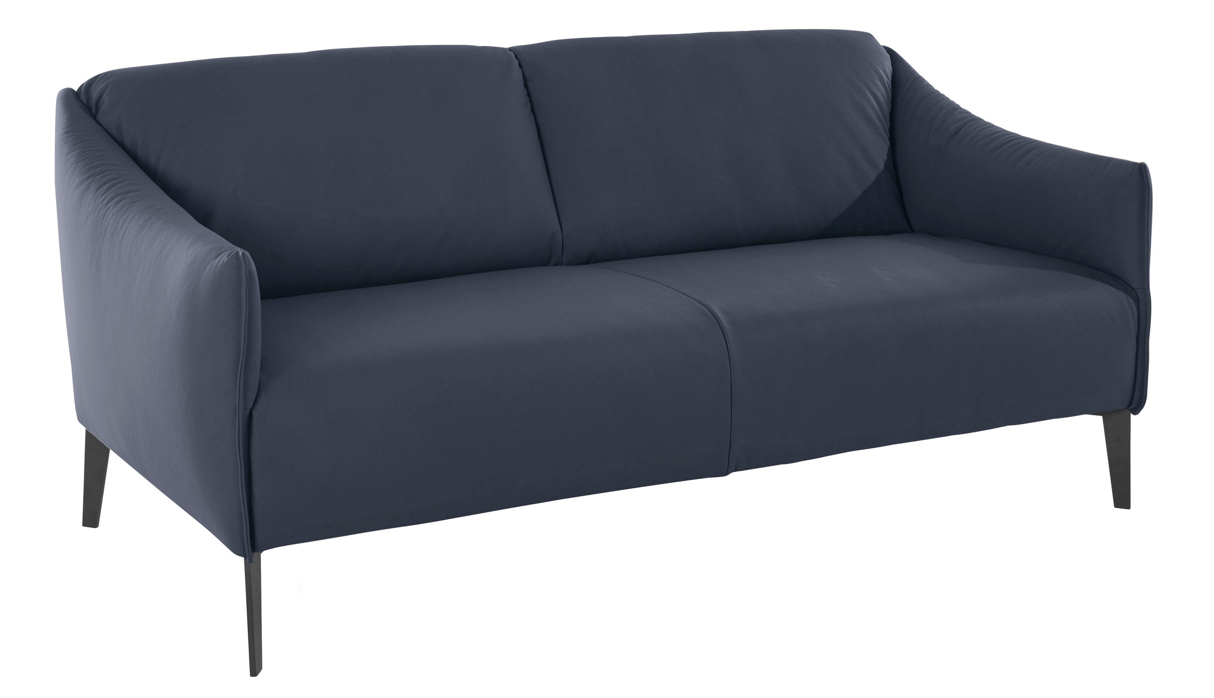 W.SCHILLIG 2,5-Sitzer »sally« mit Metall-Winkelfüßen in Schwarz pulverbeschichtet, Breite 174 cm