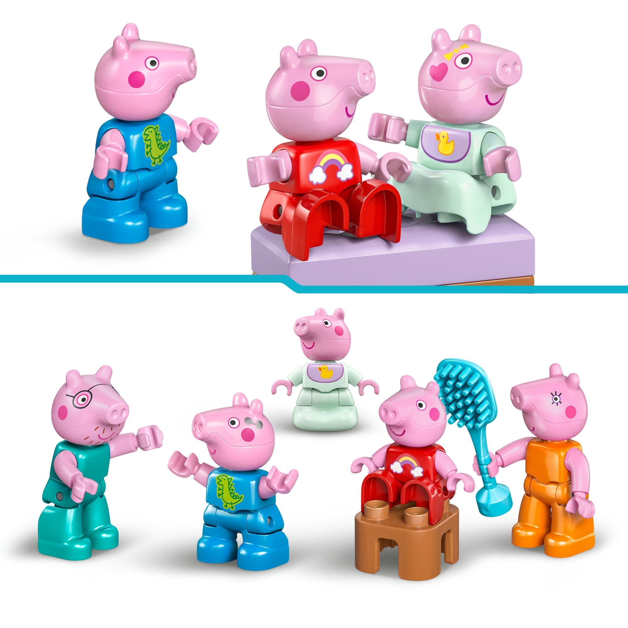 LEGO® Konstruktionsspielsteine »Familienhaus (10467), LEGO DUPLO Peppa Pig«