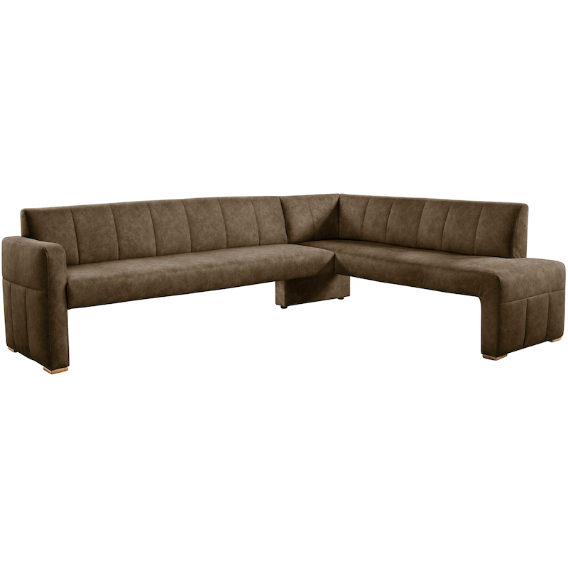 EXXPO - SOFA FASHION Essbank elegant und modern mit hohem Sitzkomfort choccolate