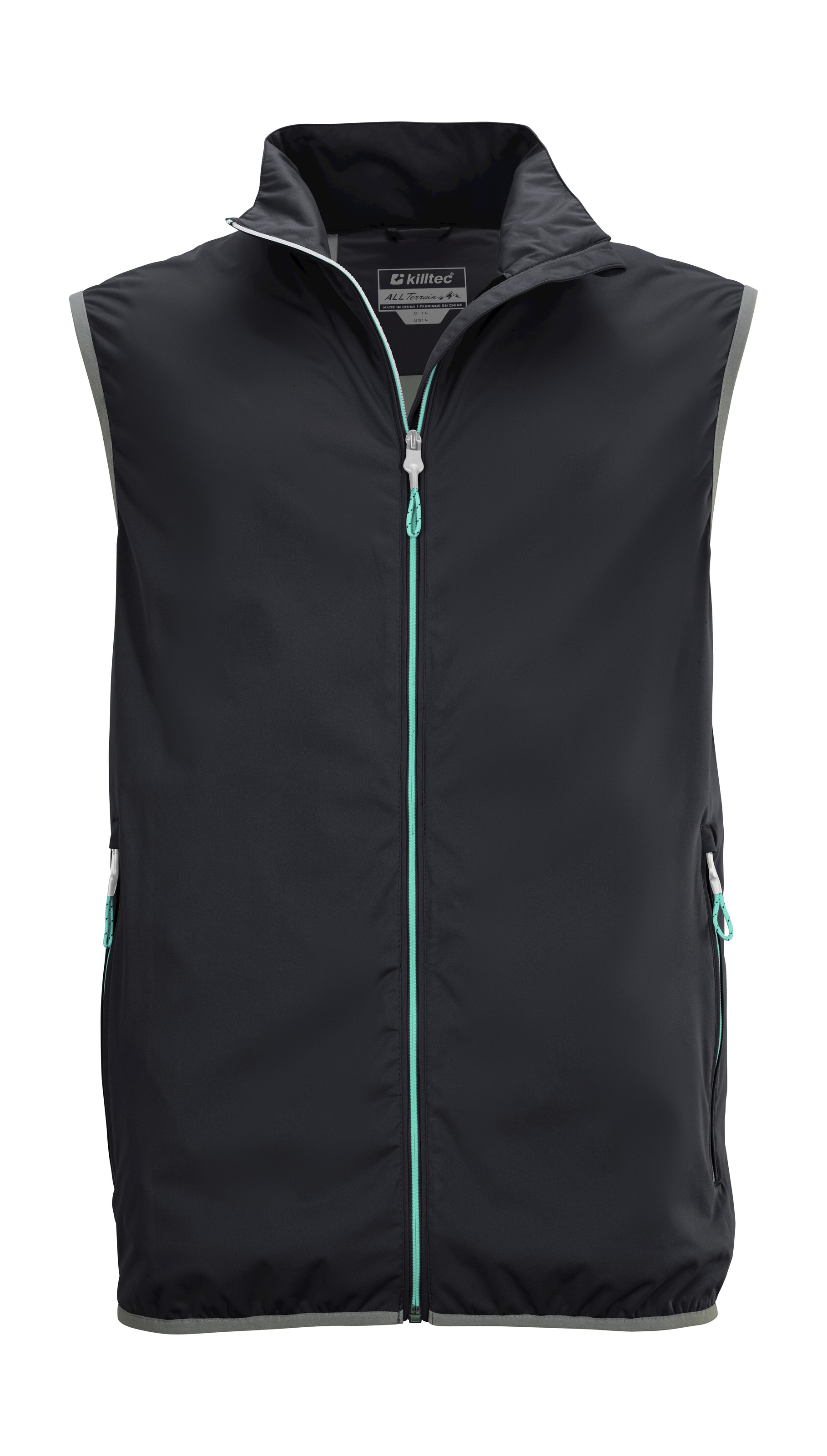 KILLTEC Funktionsweste »Trin WMN VST« Packbare, wasserabweisende Softshellweste mit 10.000 mm Wassersäule navy 40 40 Softshellweste mit Kragen