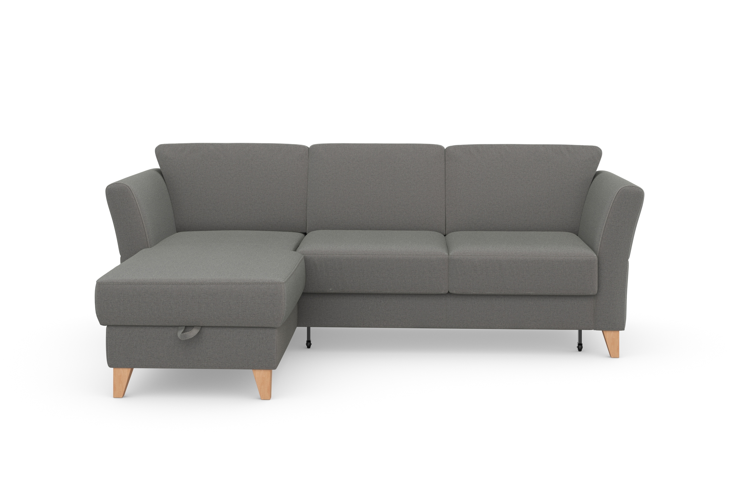 sit&more Ecksofa »Visby L-Form«, Wahlweise mit Bettfunktion und Bettkasten, günstig online kaufen