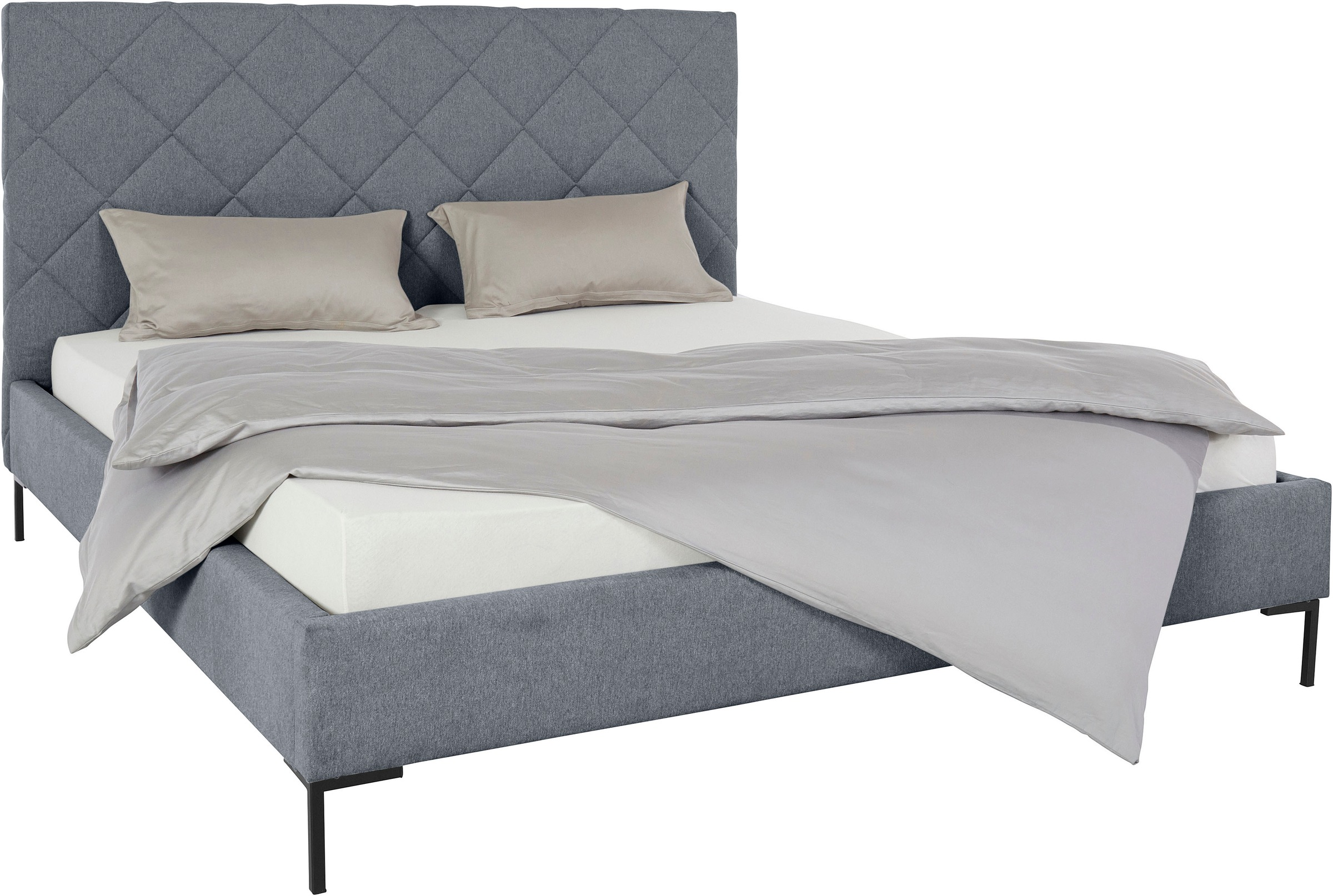 Guido Maria Kretschmer Home&Living Polsterbett »Charlott«, Modernes Polsterbett mit oder ohne Lattenrost