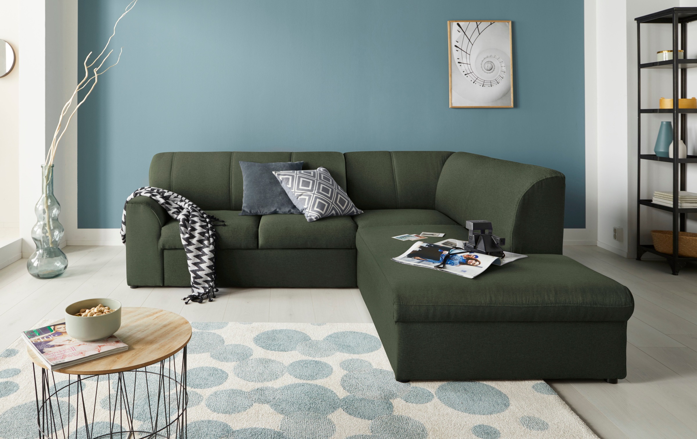 DOMO collection Ecksofa »Topper zeitlos elegant, kompakte Stellmaße, OTTOs günstig online kaufen