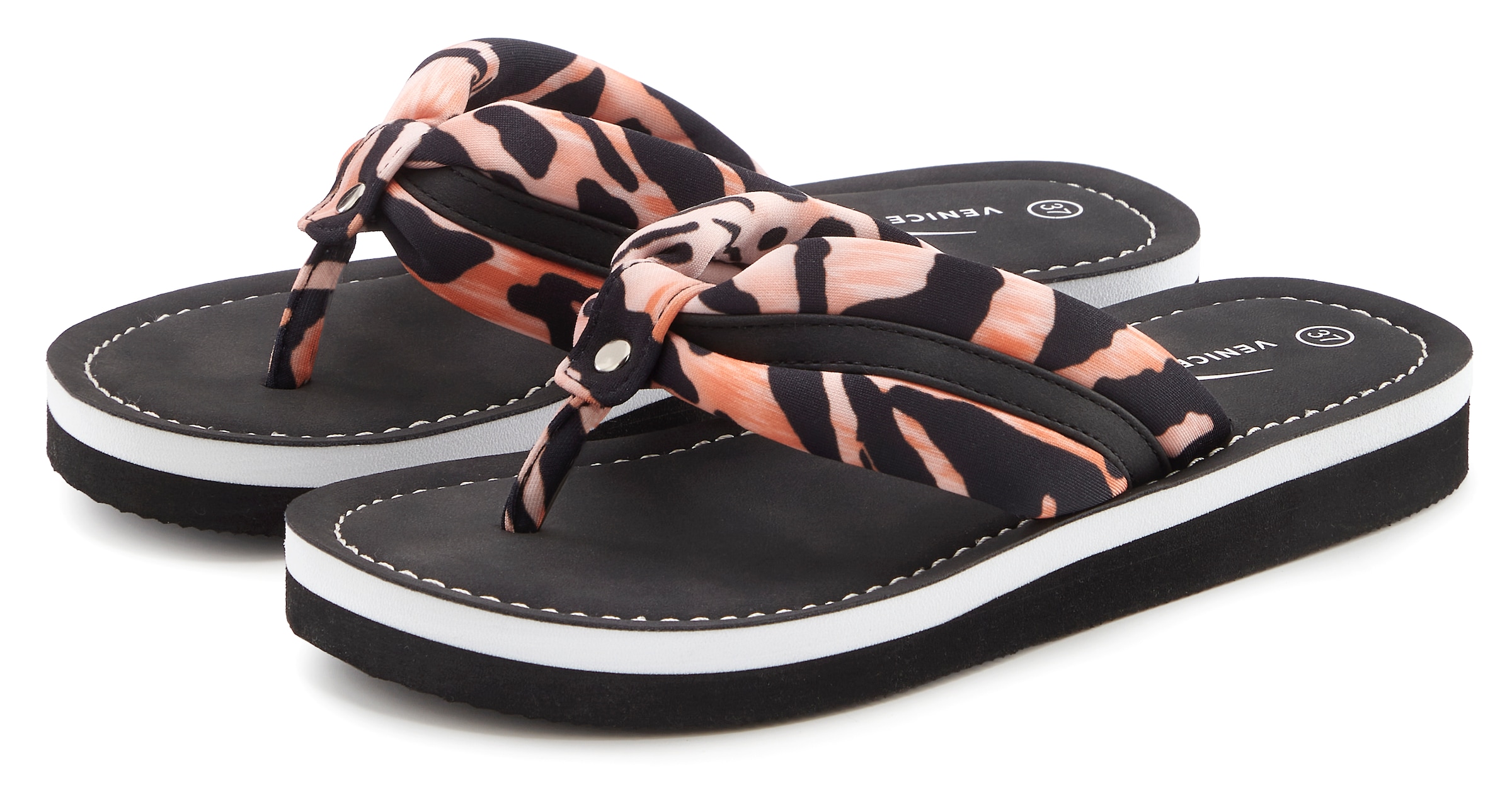 Venice Beach Badezehentrenner »Sandale, Badeschuh, Badelatsche, Flip Flop, Badeschlappe, Sommerschuhe«  NEU Zehentrenner mit wasserabweisender und leichter Sohle VEGAN