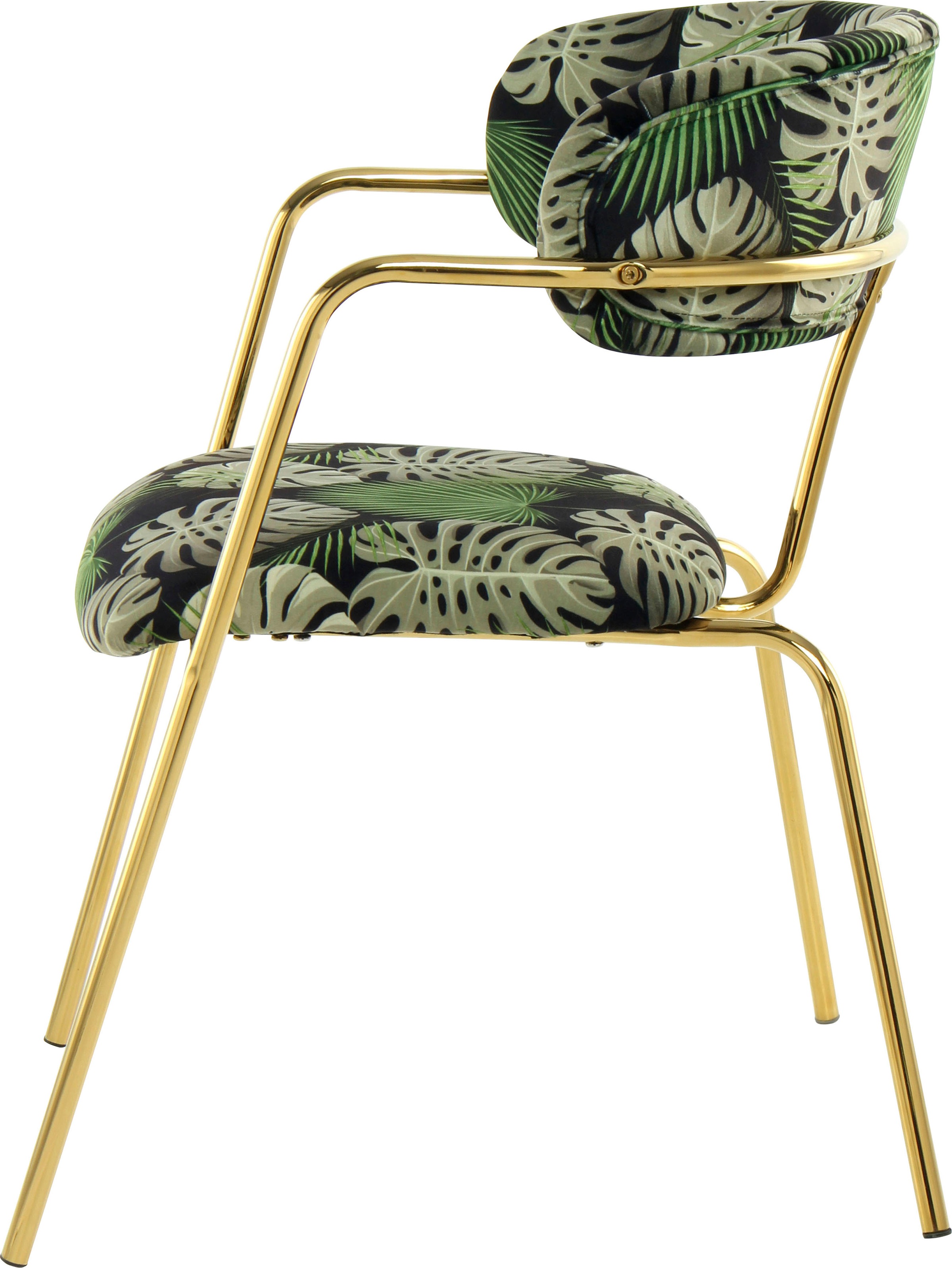 Kayoom Stuhl »Forest 625 2er-Set, samtweicher Bezug mit hohem Sitzkomfort«, (Set), 2 St., Samtoptik, elegant, gute Stabilität durch hochwertige Verarbeitung