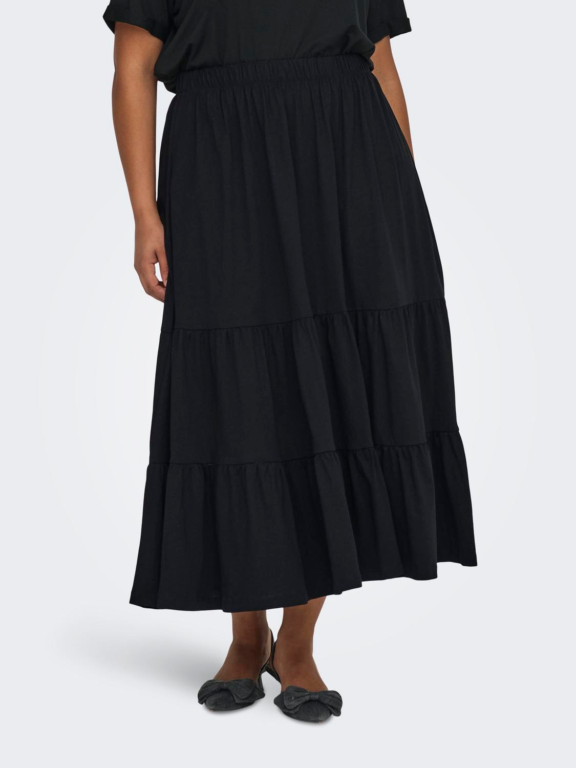 Maxirock »CARMAY LIFE MAXI SKIRT JRS«, mit Volant