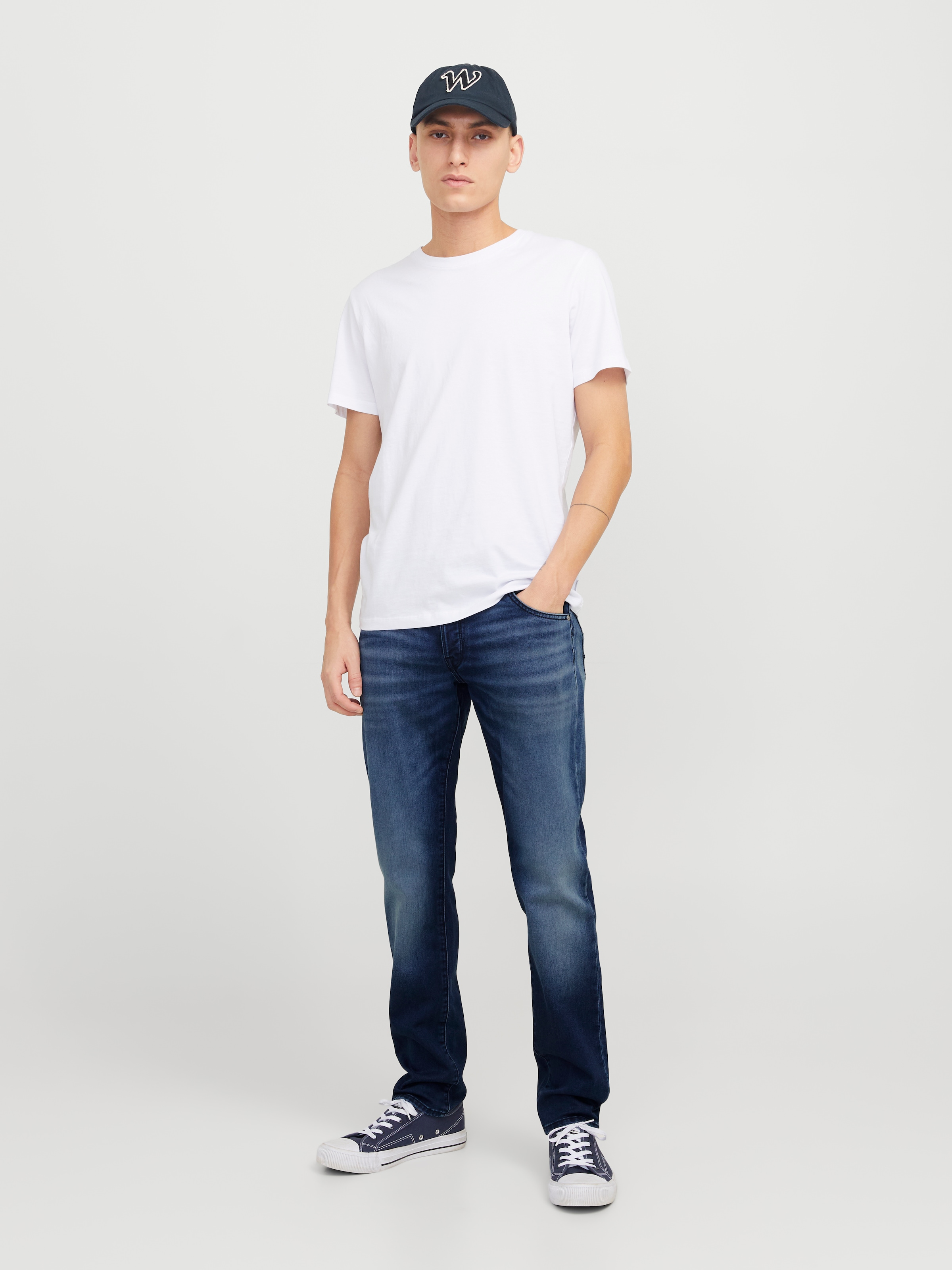 Jack & Jones Tapered-fit-Jeans »JJIMIKE JJFOX I.K. GE 42«