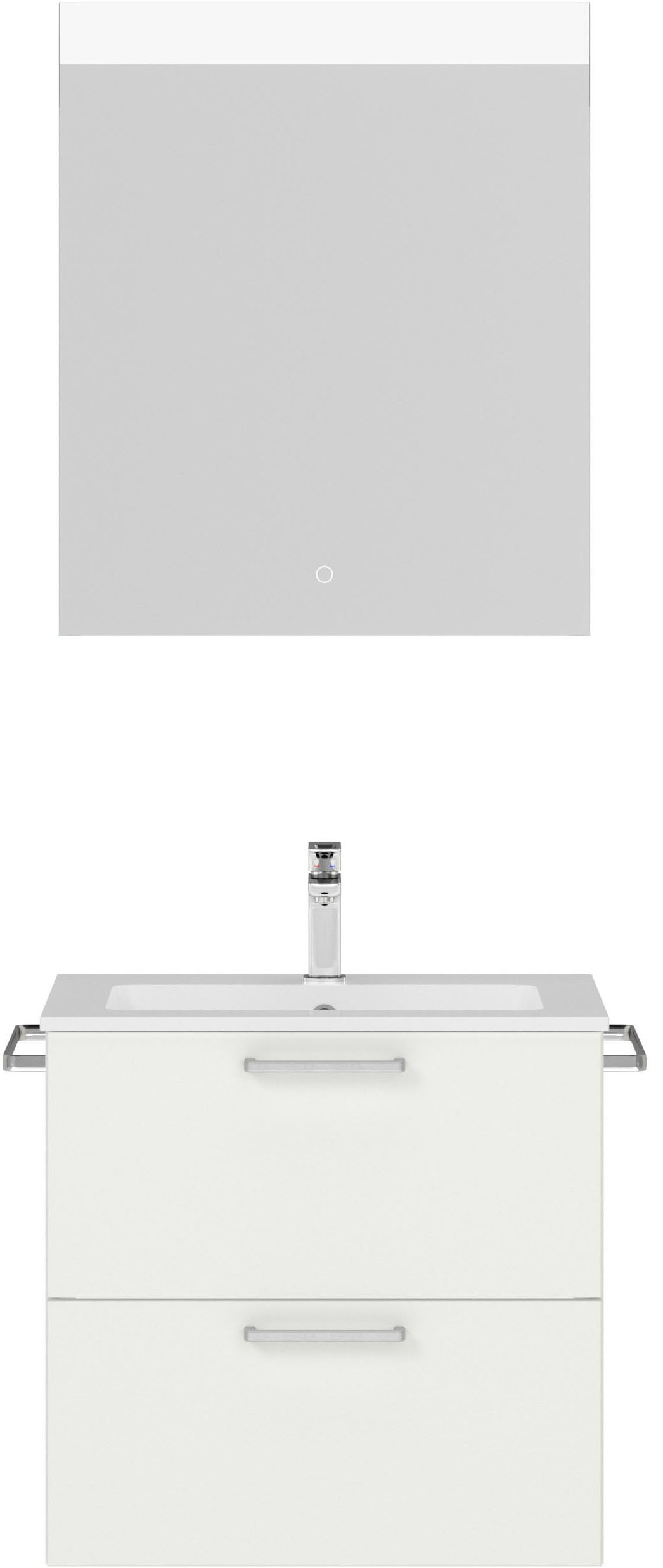 nobilia® Badmöbel-Set »Tolvina« vormontiert, mit Soft-Close, 2 Stk. tlg. günstig online kaufen