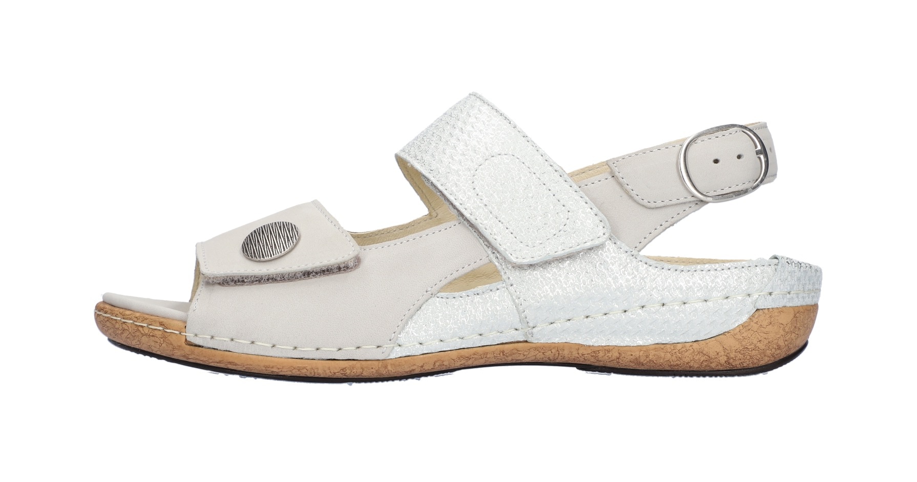 Waldläufer Sandale »HELIETT«  , Sommerschuh, Klettschuh, Keilabsatz, in Komfortweite H (= sehr weit)