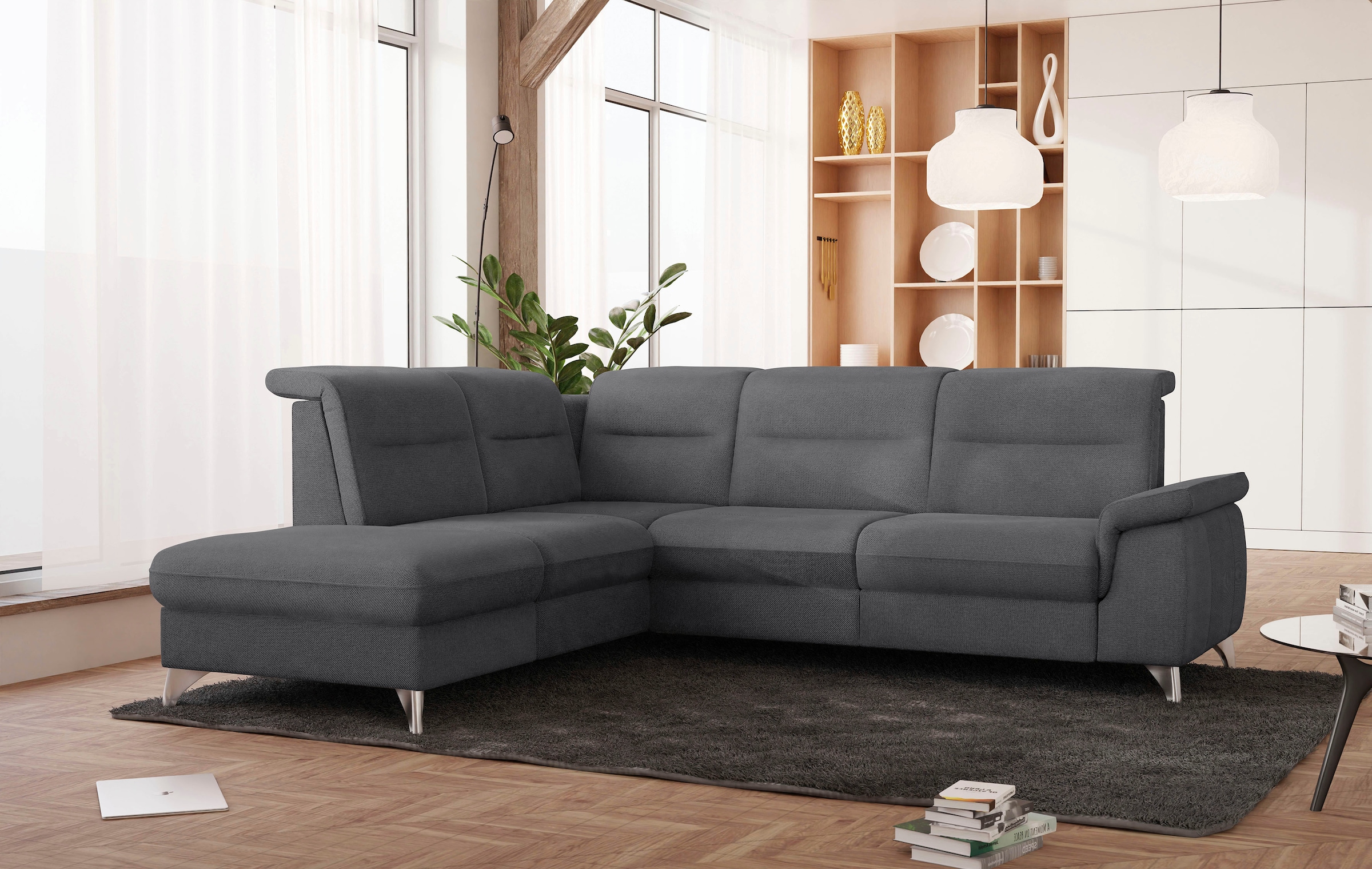 sit&more Ecksofa »Astoria L-Form«, wahlweise mit motorischer Relaxfunktion günstig online kaufen