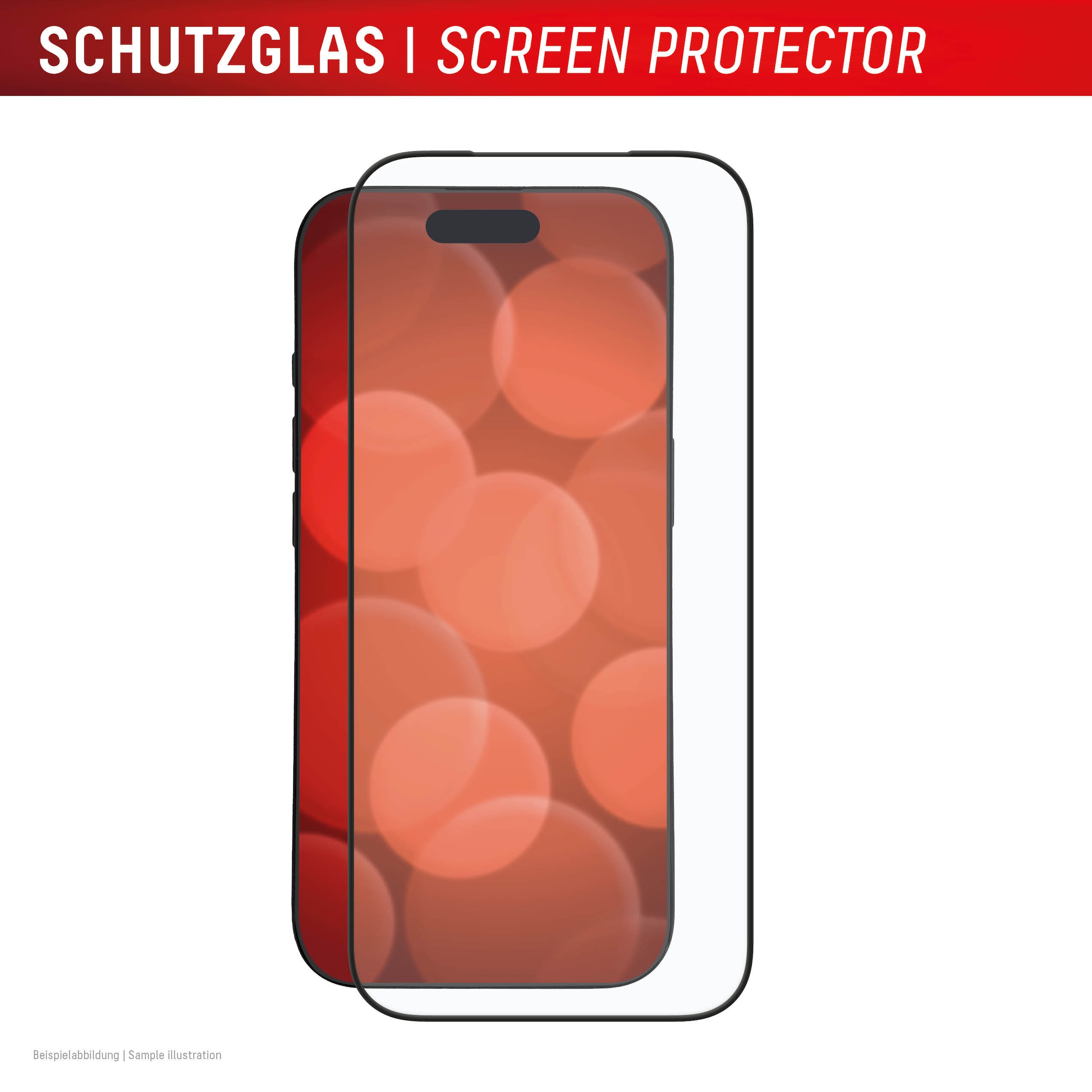 Displex Displayschutzglas »Premium Glass Screen Protector Full Cover« für Apple iPhone 17;Apple iPhone 17 Pro Displayschutzfolie, Schutzfolie, Bildschirmschutz, kratz- & stoßfest
