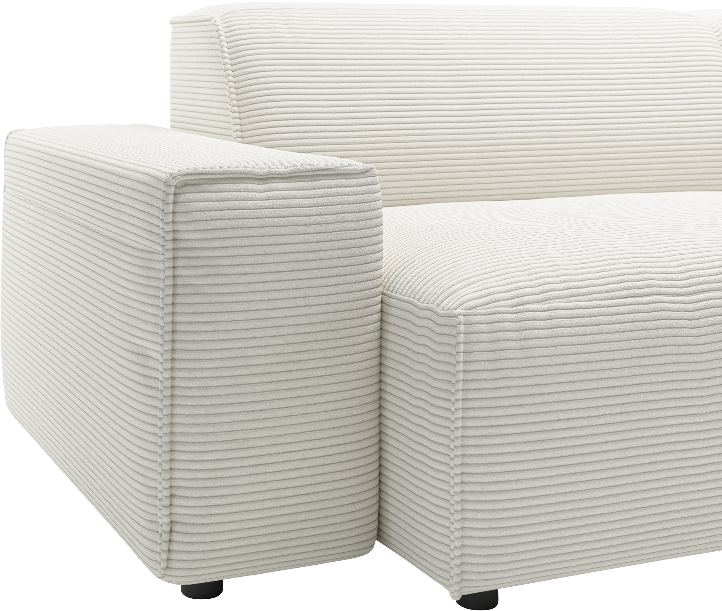 andas Ecksofa »Glimminge L-Form auch in Breitcord, Feincord + Easy care-Bezug,«, Breite 234, Zierkissen