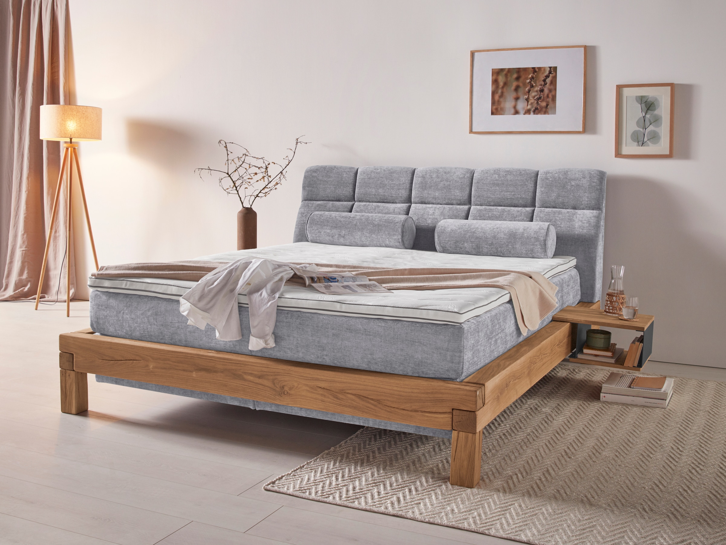 Home affaire Boxspringbett "Villads", Liegefläche: 180/200 cm, Inside-Boxsp günstig online kaufen