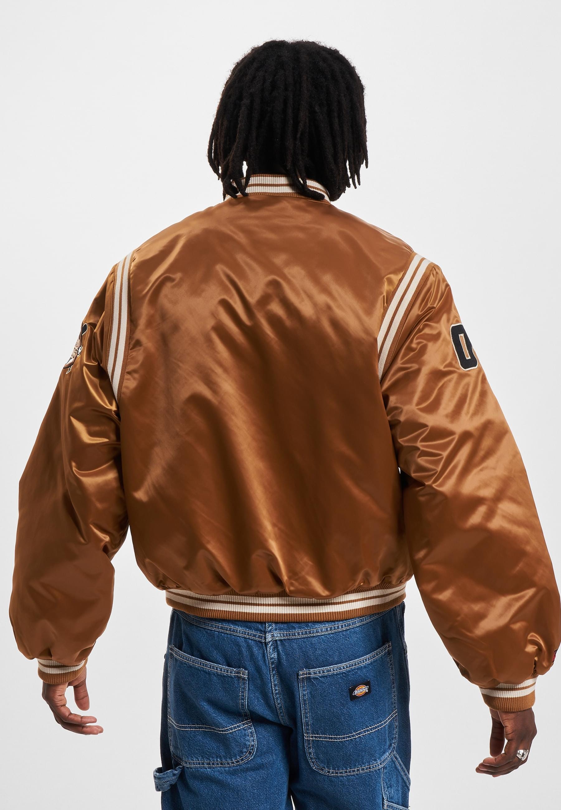 Fubu Bomberjacke »Fubu Herren FM233-001-1 FUBU College Satin Varsity Jacket« 1 Stk. tlg. ohne Kapuze