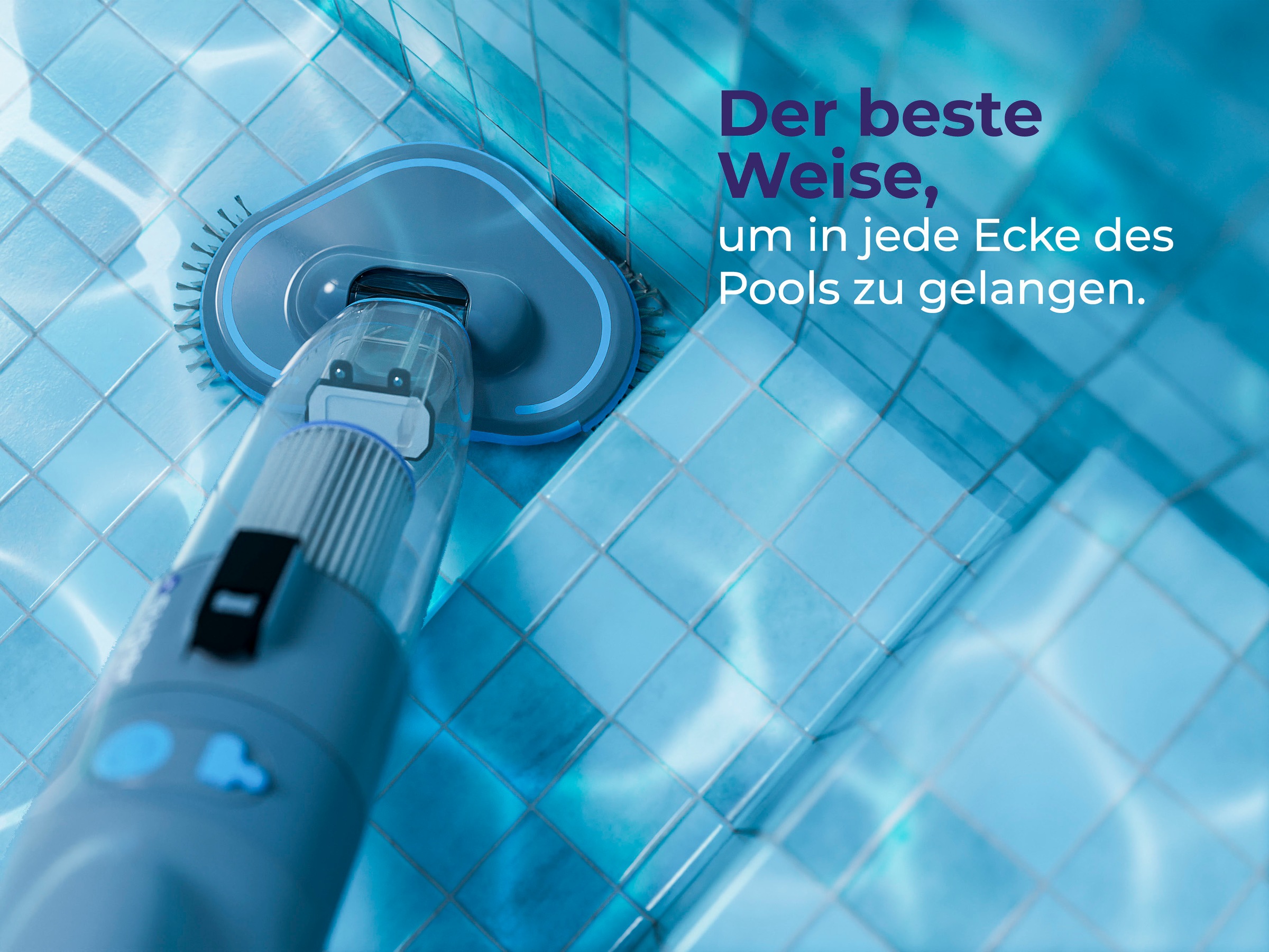Gre Poolbodensauger, batteriebetrieben
