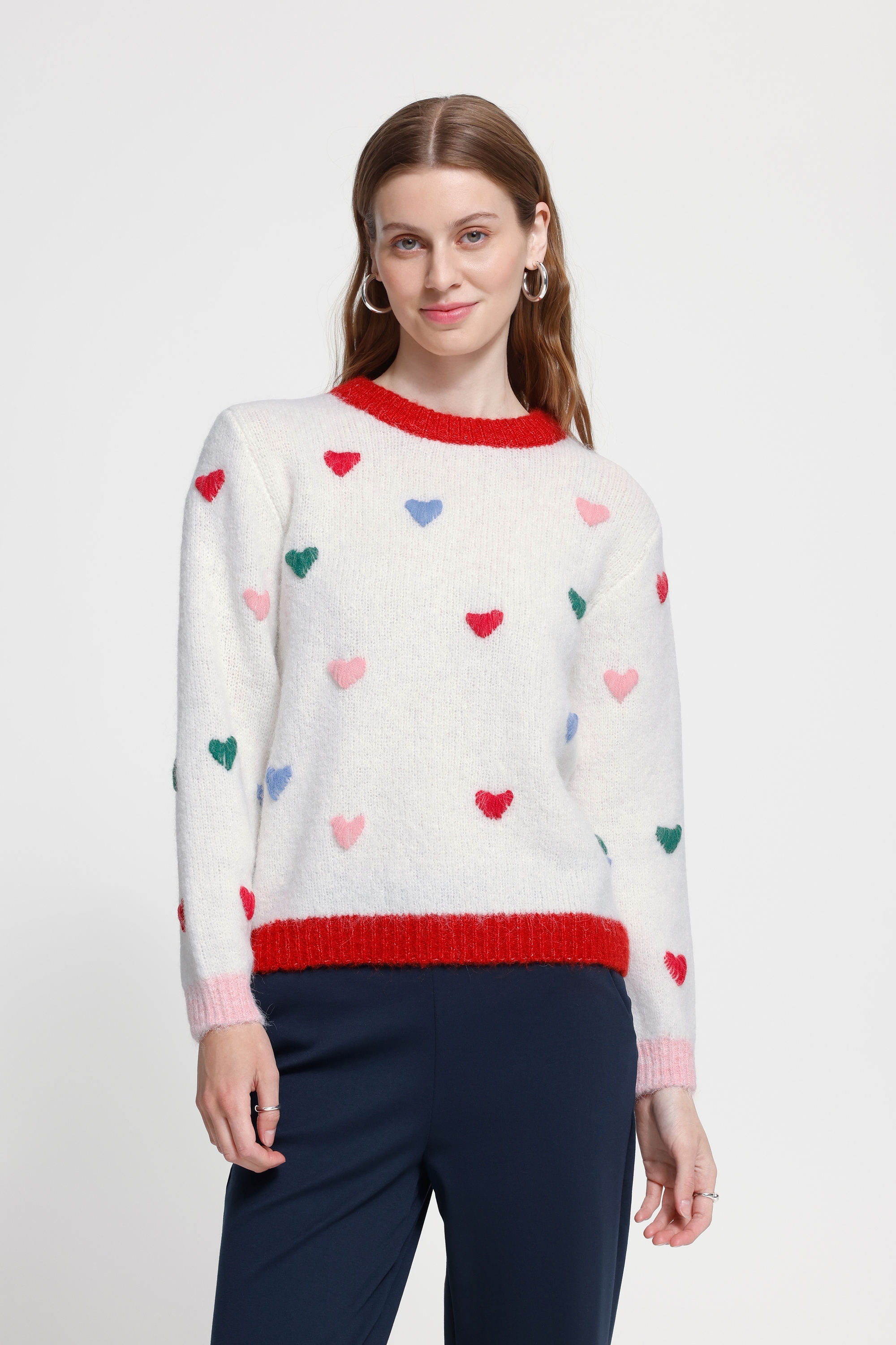 Ichi Strickpullover »Langarm IHBELABLUE«