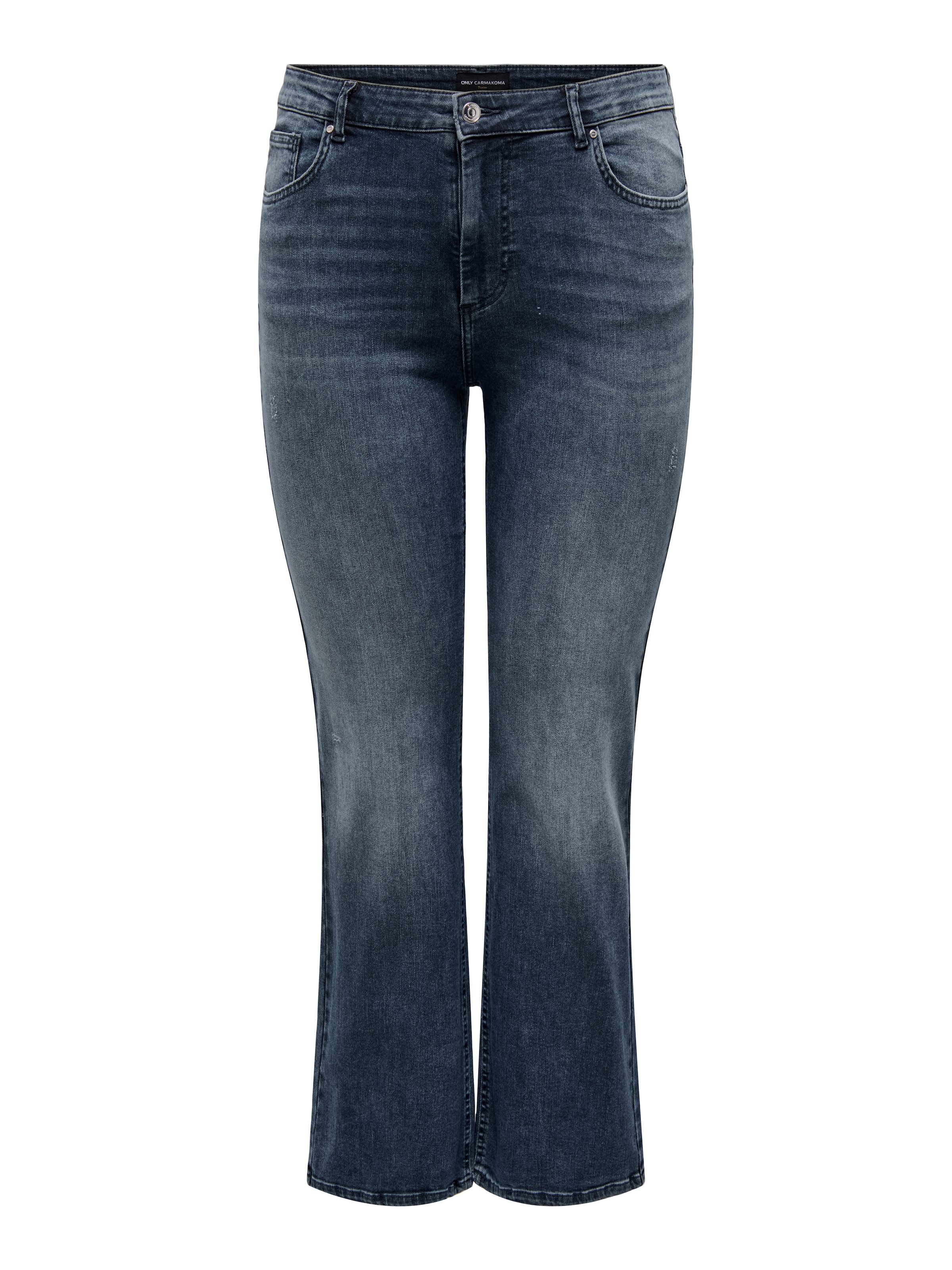 ONLY CARMAKOMA Bootcut-Jeans »CARWILLY HW FLARED DNM REA409 NOOS« Baumwollmischung, bootcut fit, High Waist
